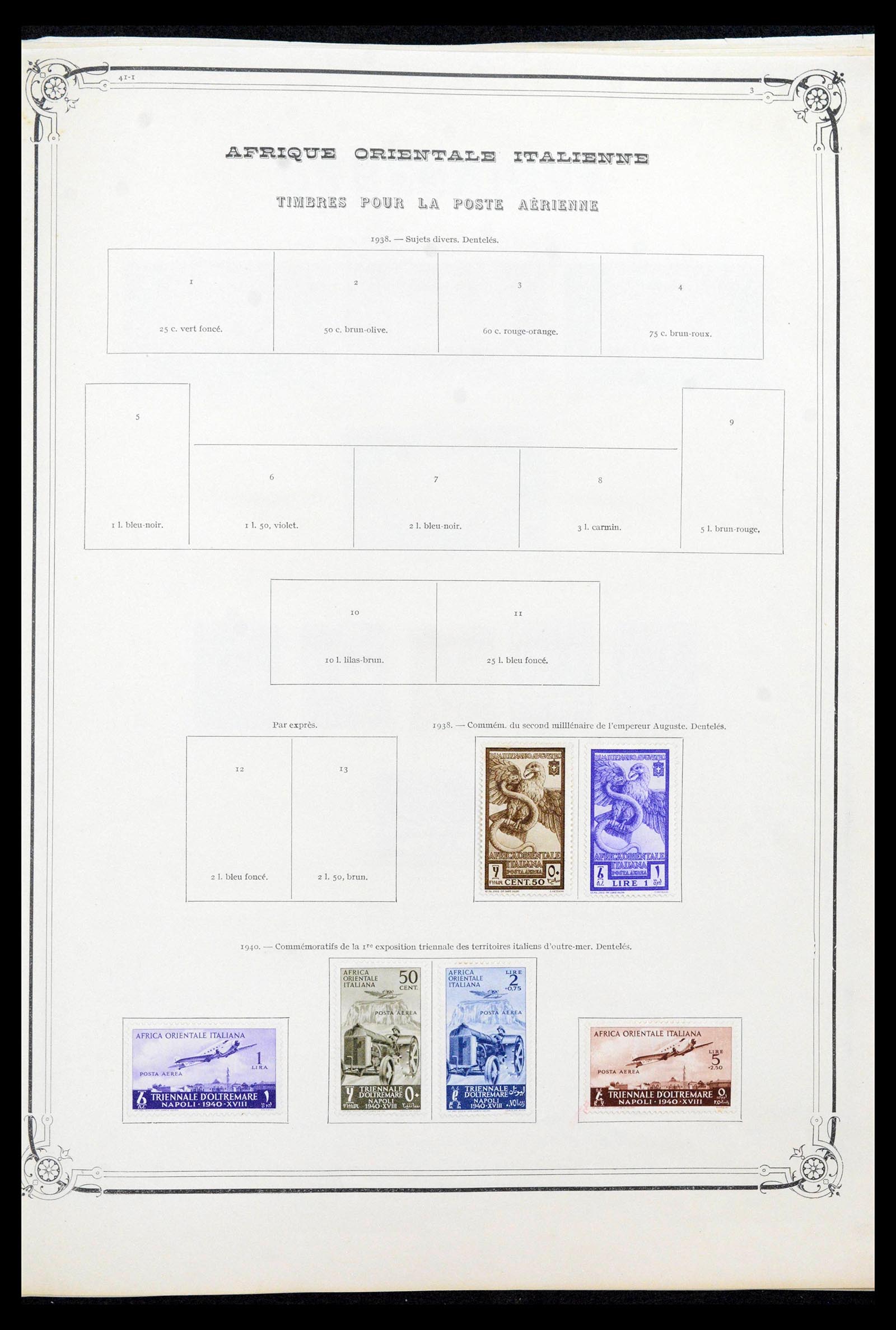 39535 0005 - Postzegelverzameling 39535 Italiaanse koloniën 1893-1941.