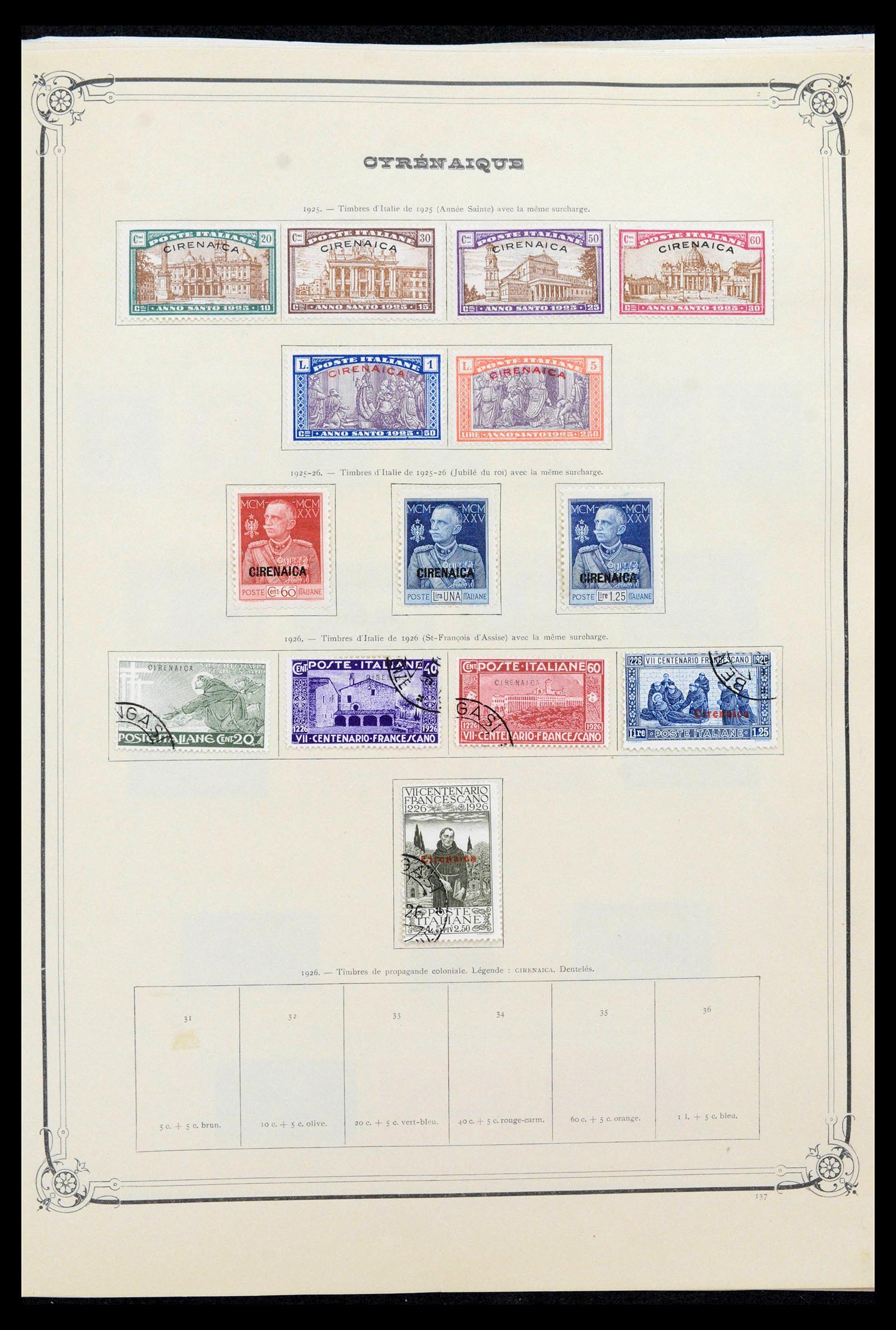 39535 0007 - Postzegelverzameling 39535 Italiaanse koloniën 1893-1941.