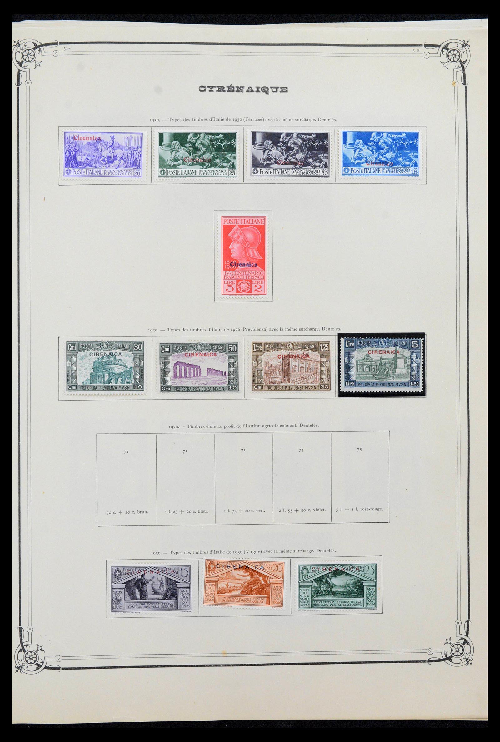 39535 0009 - Postzegelverzameling 39535 Italiaanse koloniën 1893-1941.