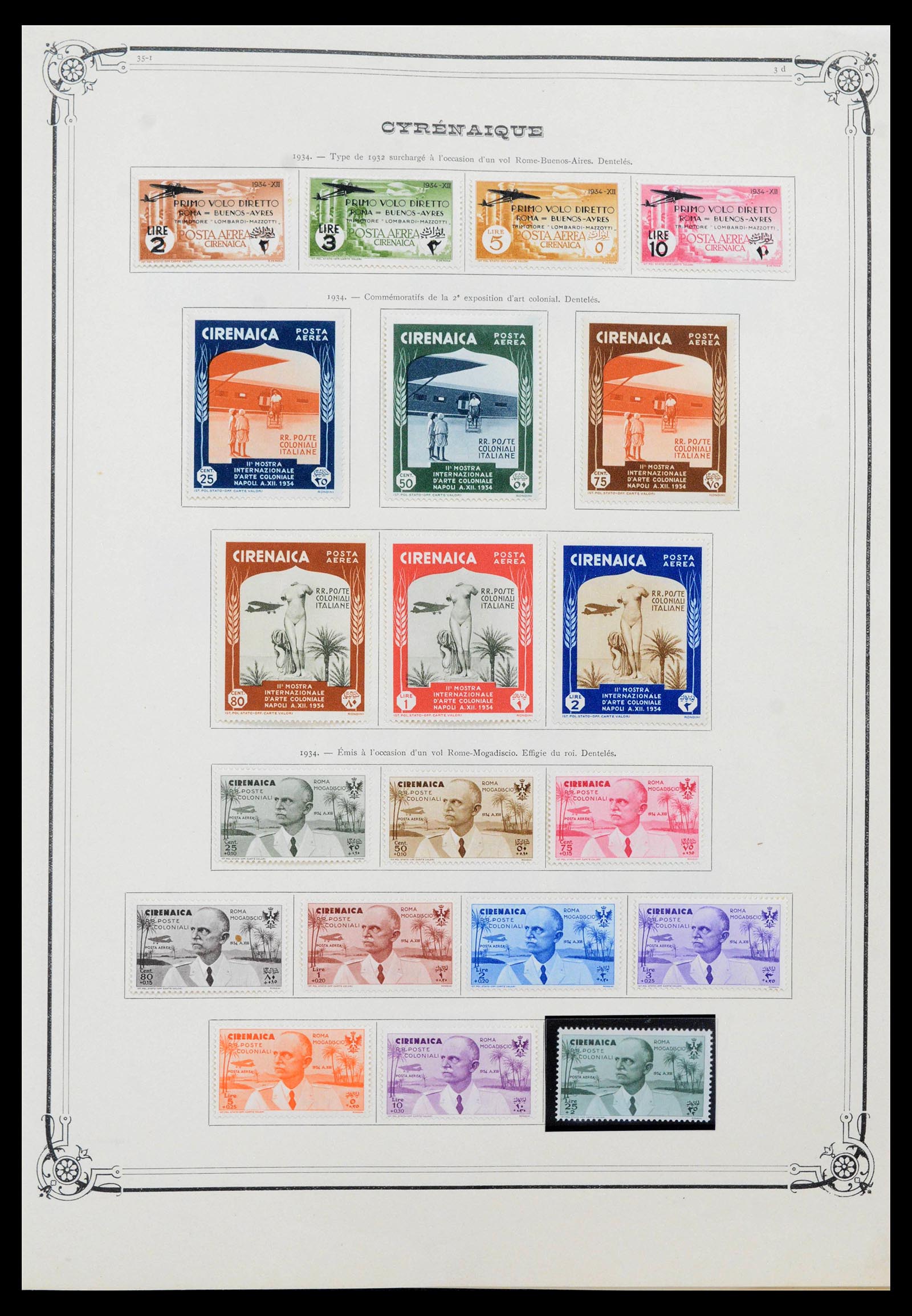 39535 0012 - Postzegelverzameling 39535 Italiaanse koloniën 1893-1941.