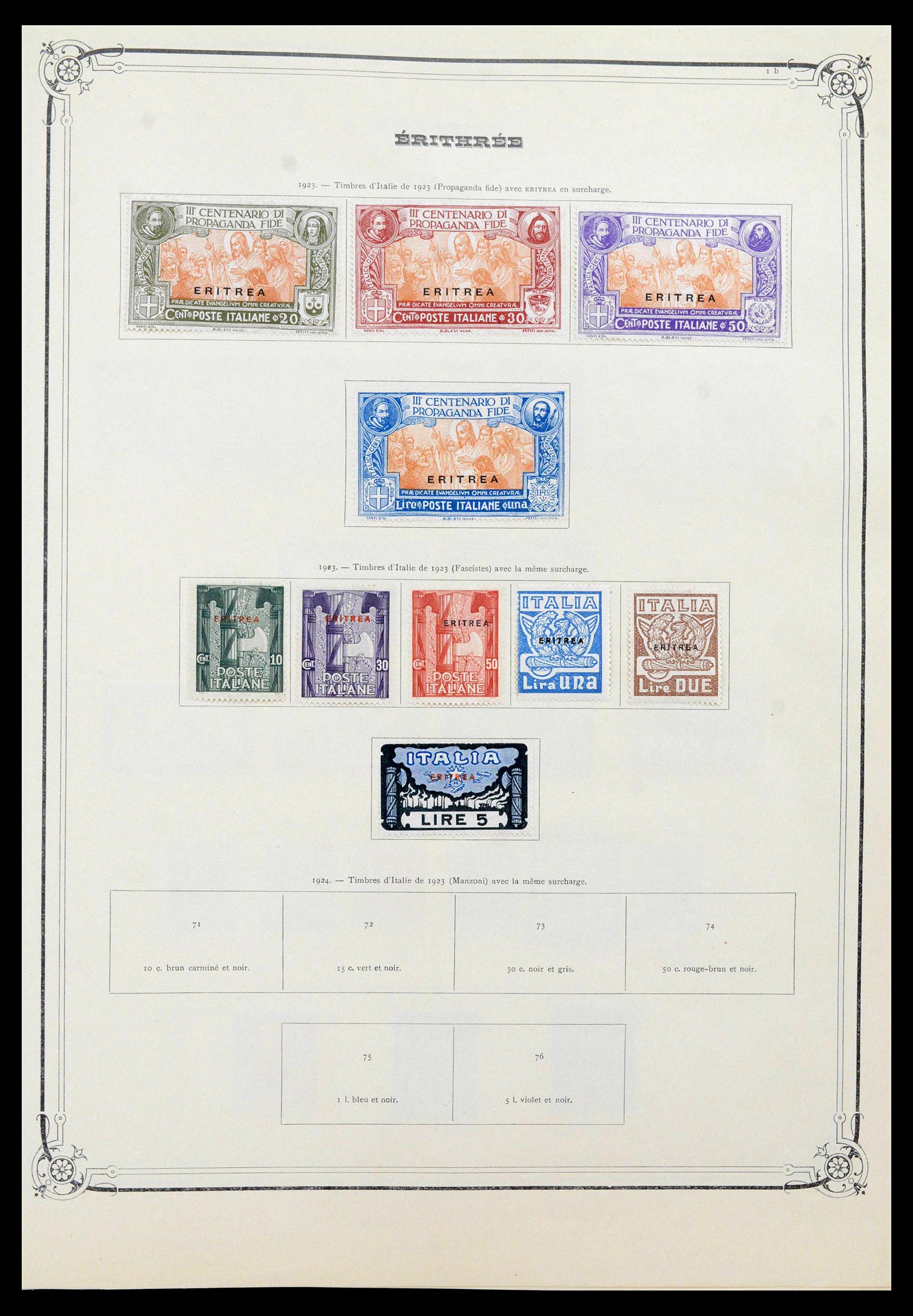 39535 0015 - Postzegelverzameling 39535 Italiaanse koloniën 1893-1941.