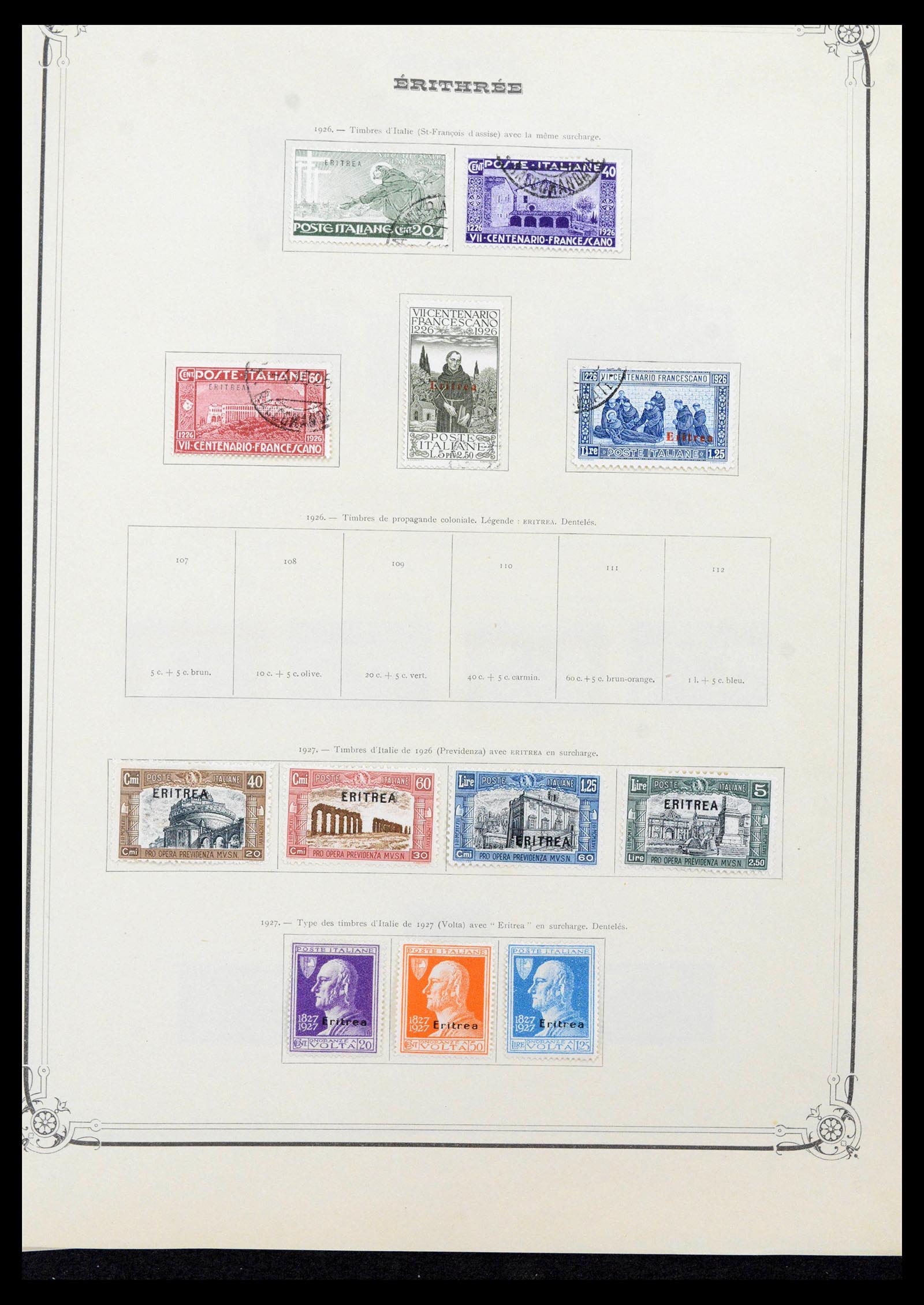 39535 0017 - Postzegelverzameling 39535 Italiaanse koloniën 1893-1941.