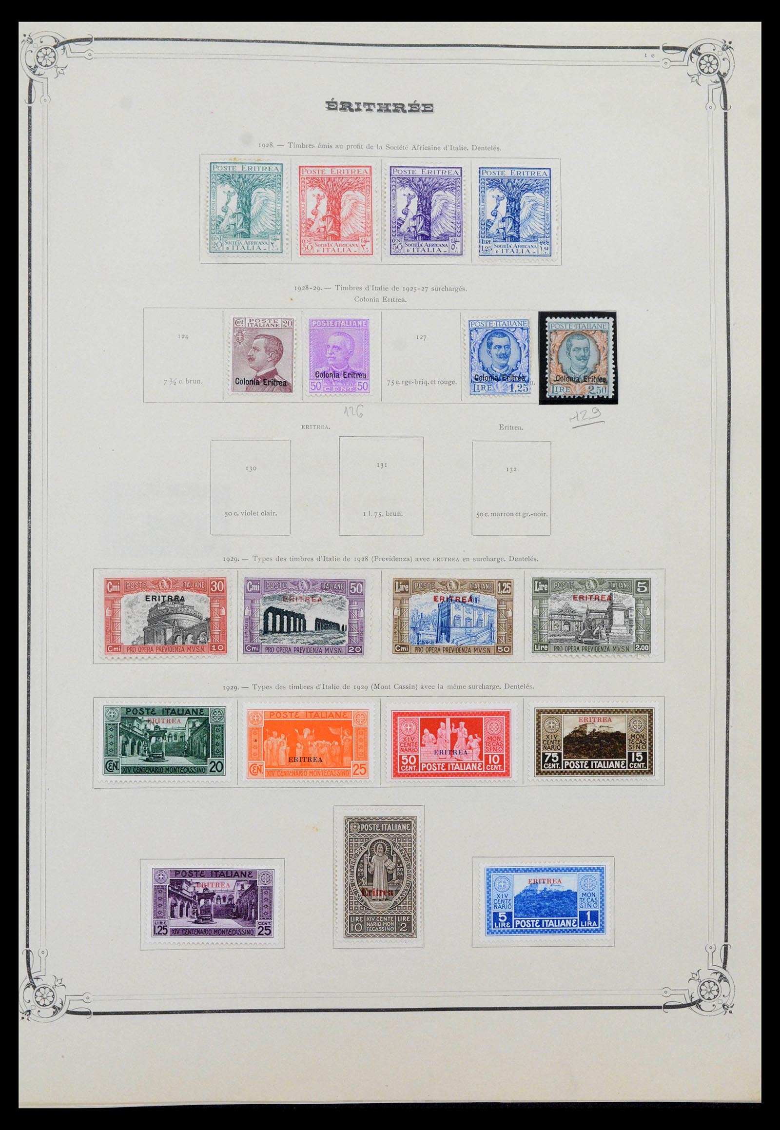 39535 0018 - Postzegelverzameling 39535 Italiaanse koloniën 1893-1941.