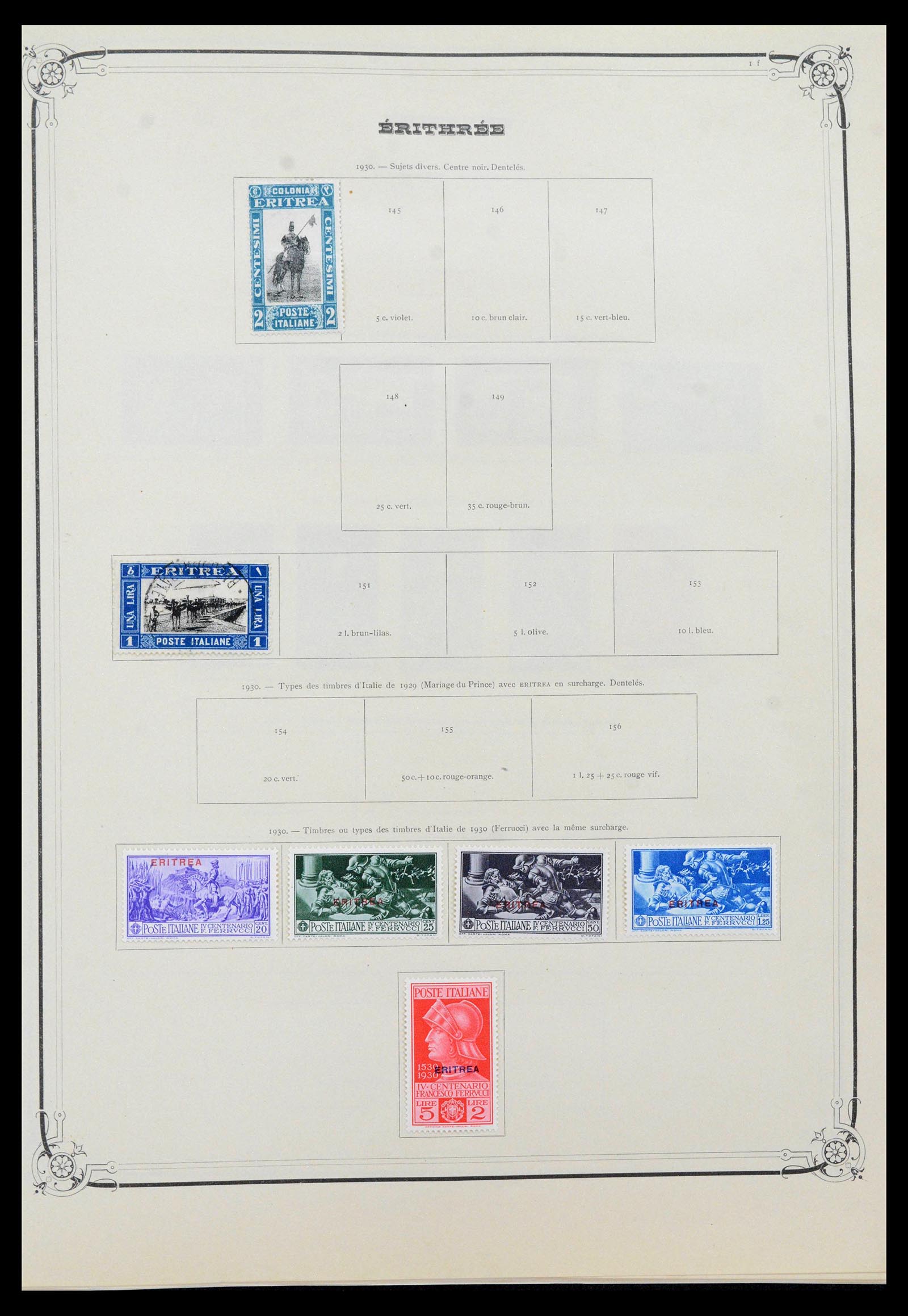 39535 0019 - Postzegelverzameling 39535 Italiaanse koloniën 1893-1941.