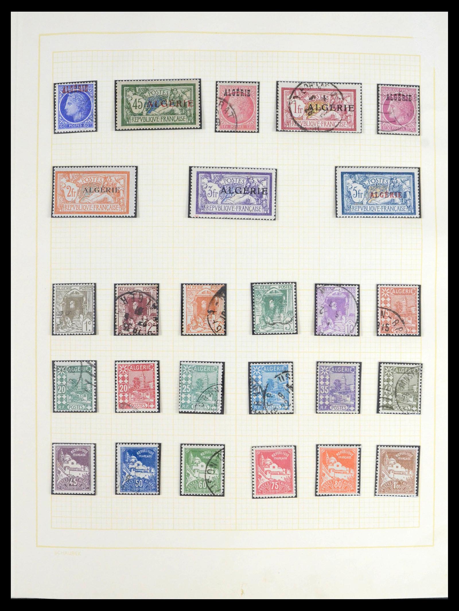 39536 0002 - Postzegelverzameling 39536 Algerije 1924-1978.