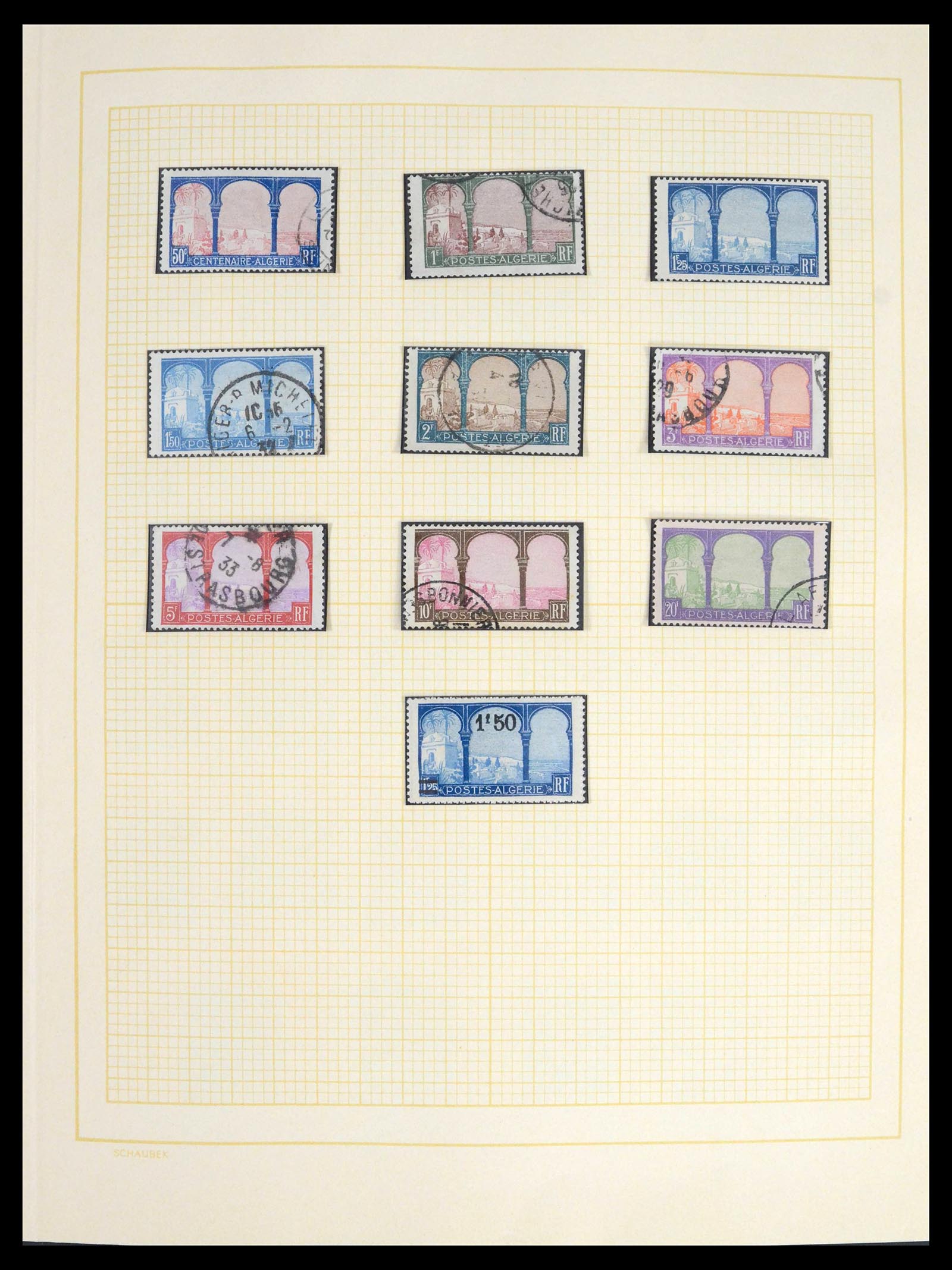 39536 0003 - Postzegelverzameling 39536 Algerije 1924-1978.