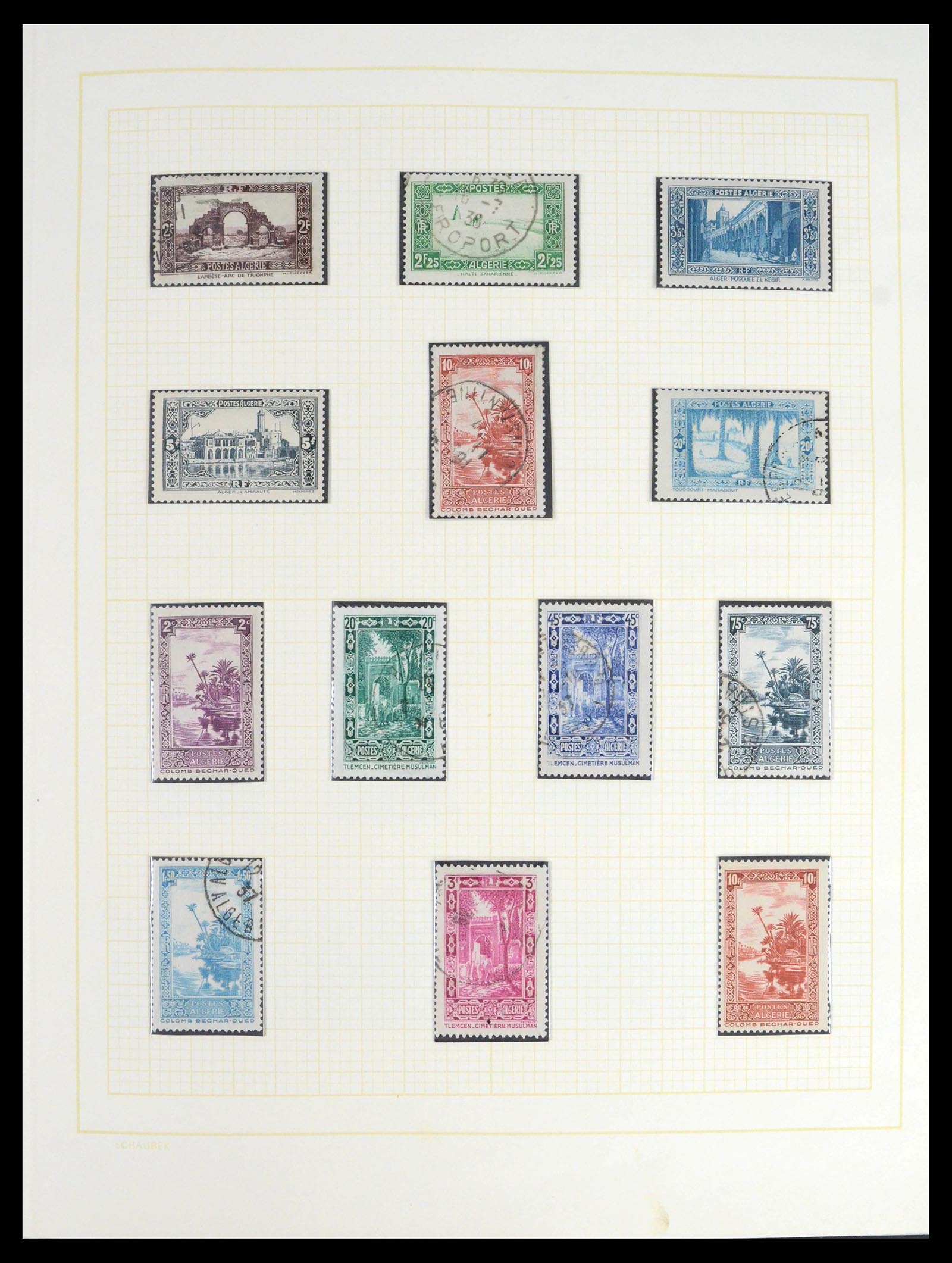 39536 0007 - Postzegelverzameling 39536 Algerije 1924-1978.