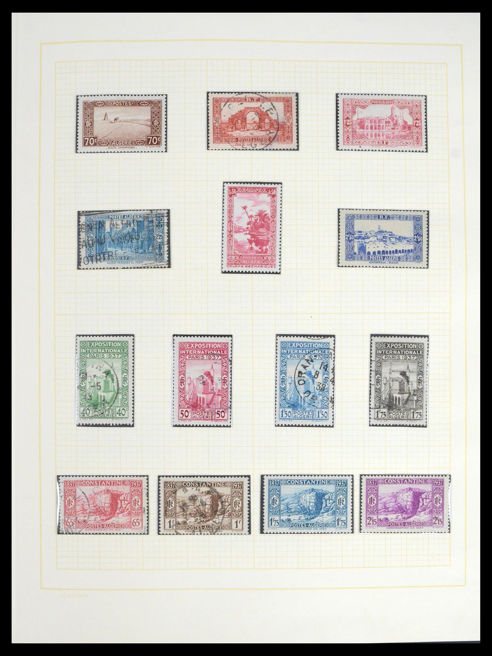 39536 0008 - Postzegelverzameling 39536 Algerije 1924-1978.