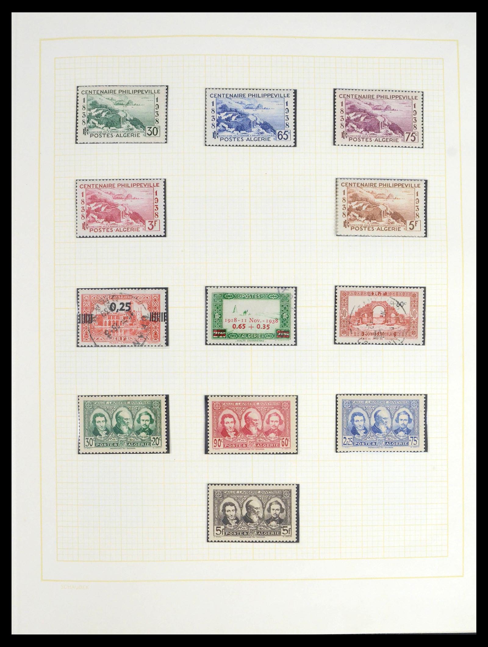 39536 0009 - Postzegelverzameling 39536 Algerije 1924-1978.