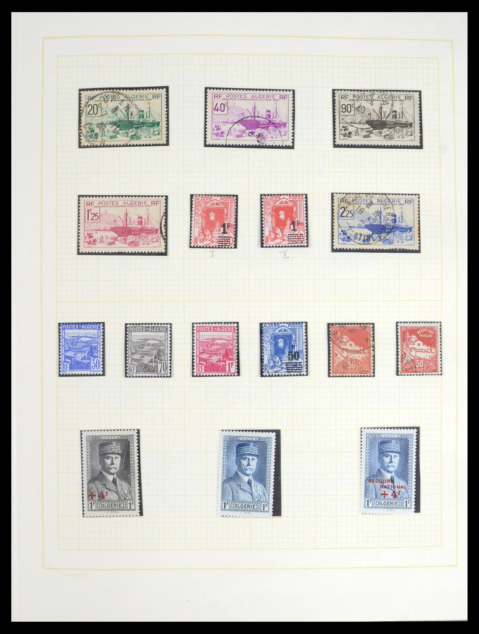 39536 0010 - Postzegelverzameling 39536 Algerije 1924-1978.
