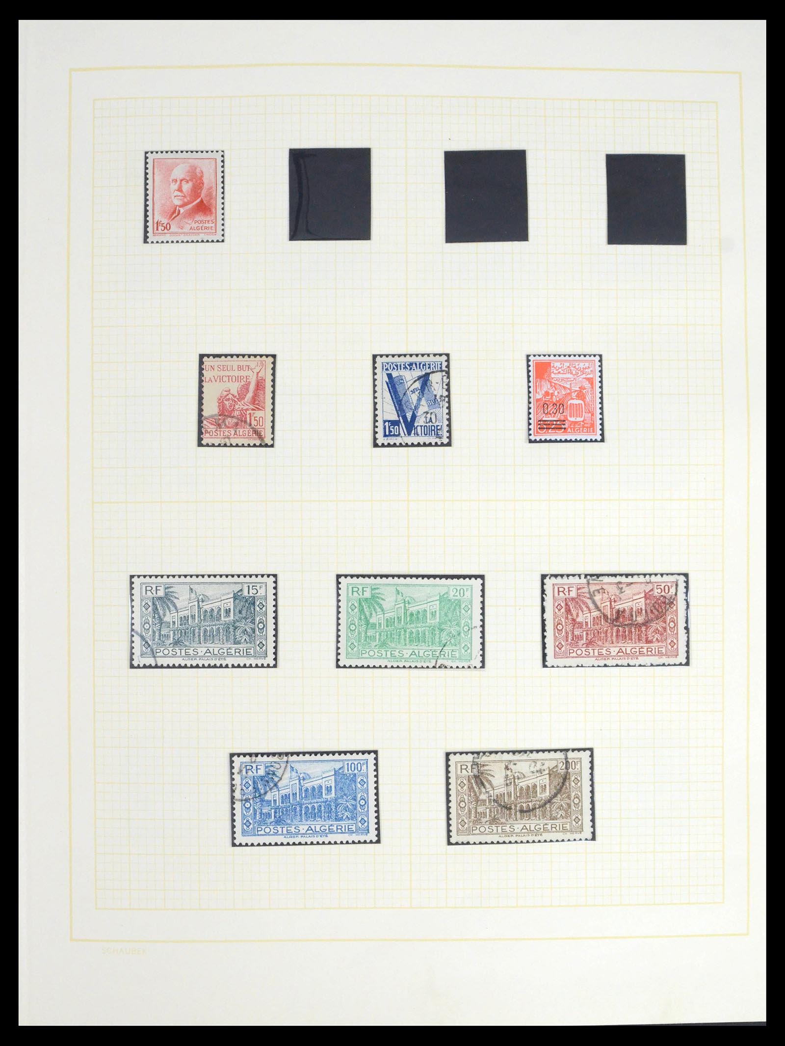 39536 0011 - Postzegelverzameling 39536 Algerije 1924-1978.