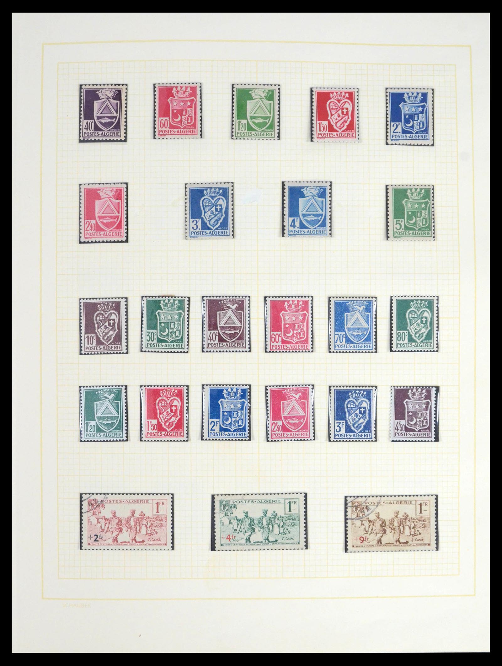 39536 0013 - Postzegelverzameling 39536 Algerije 1924-1978.