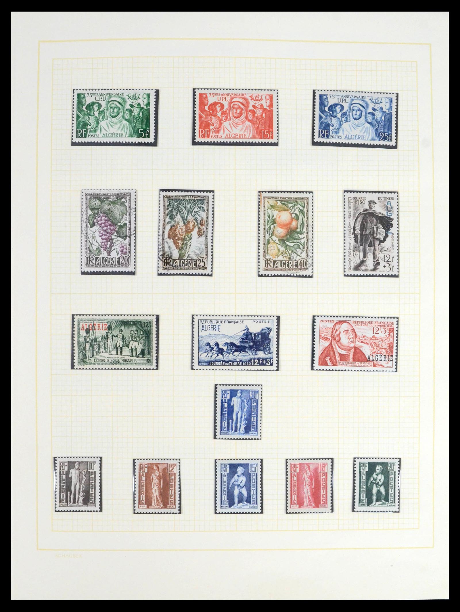 39536 0016 - Postzegelverzameling 39536 Algerije 1924-1978.