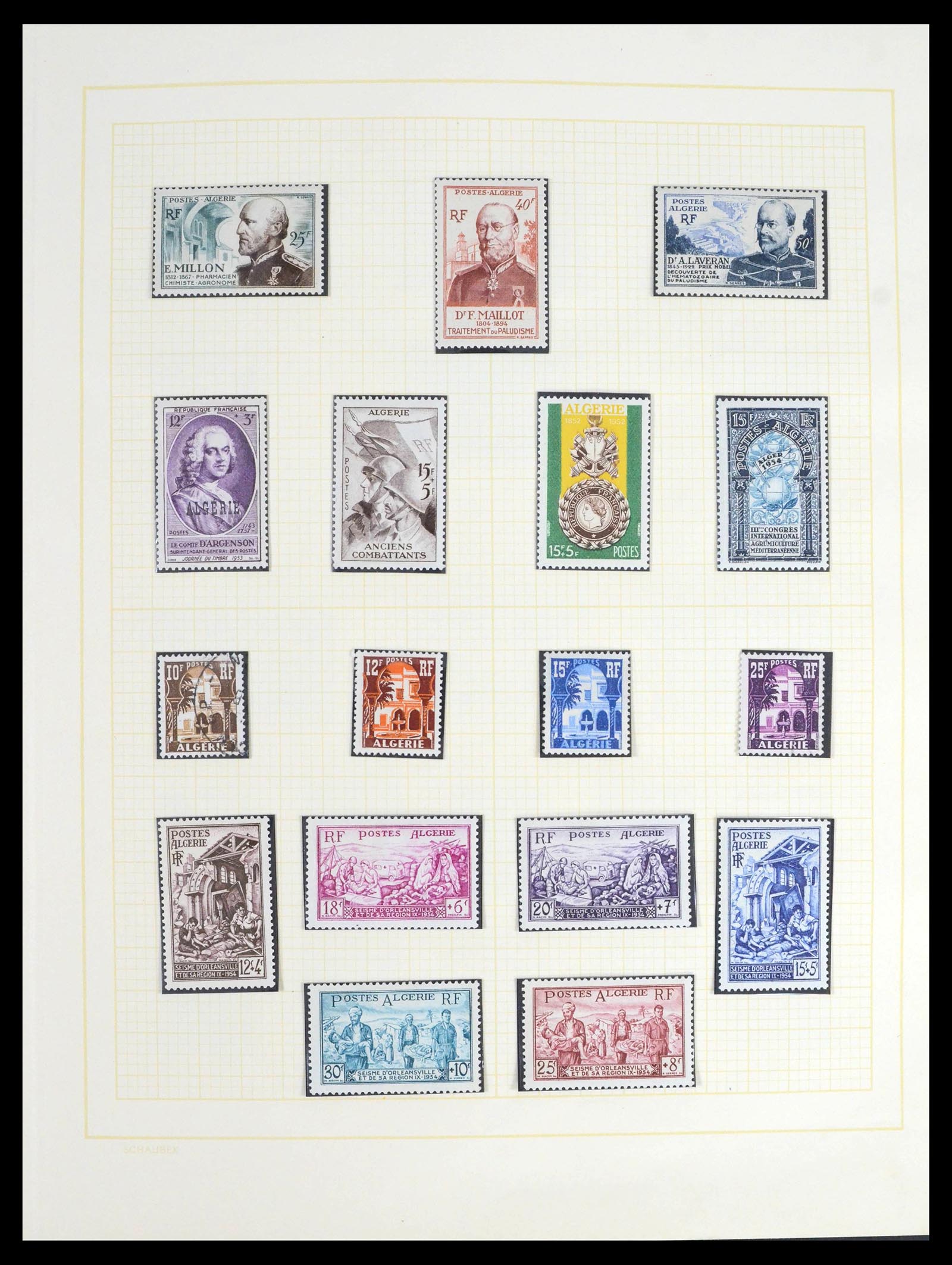 39536 0018 - Postzegelverzameling 39536 Algerije 1924-1978.