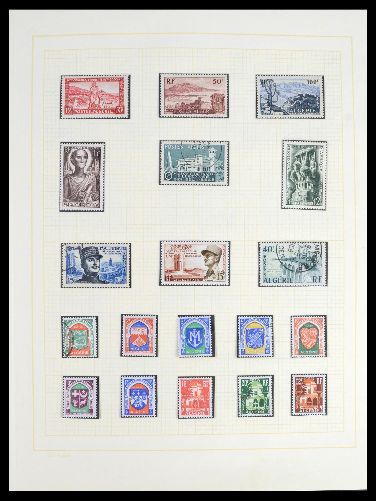 39536 0019 - Postzegelverzameling 39536 Algerije 1924-1978.