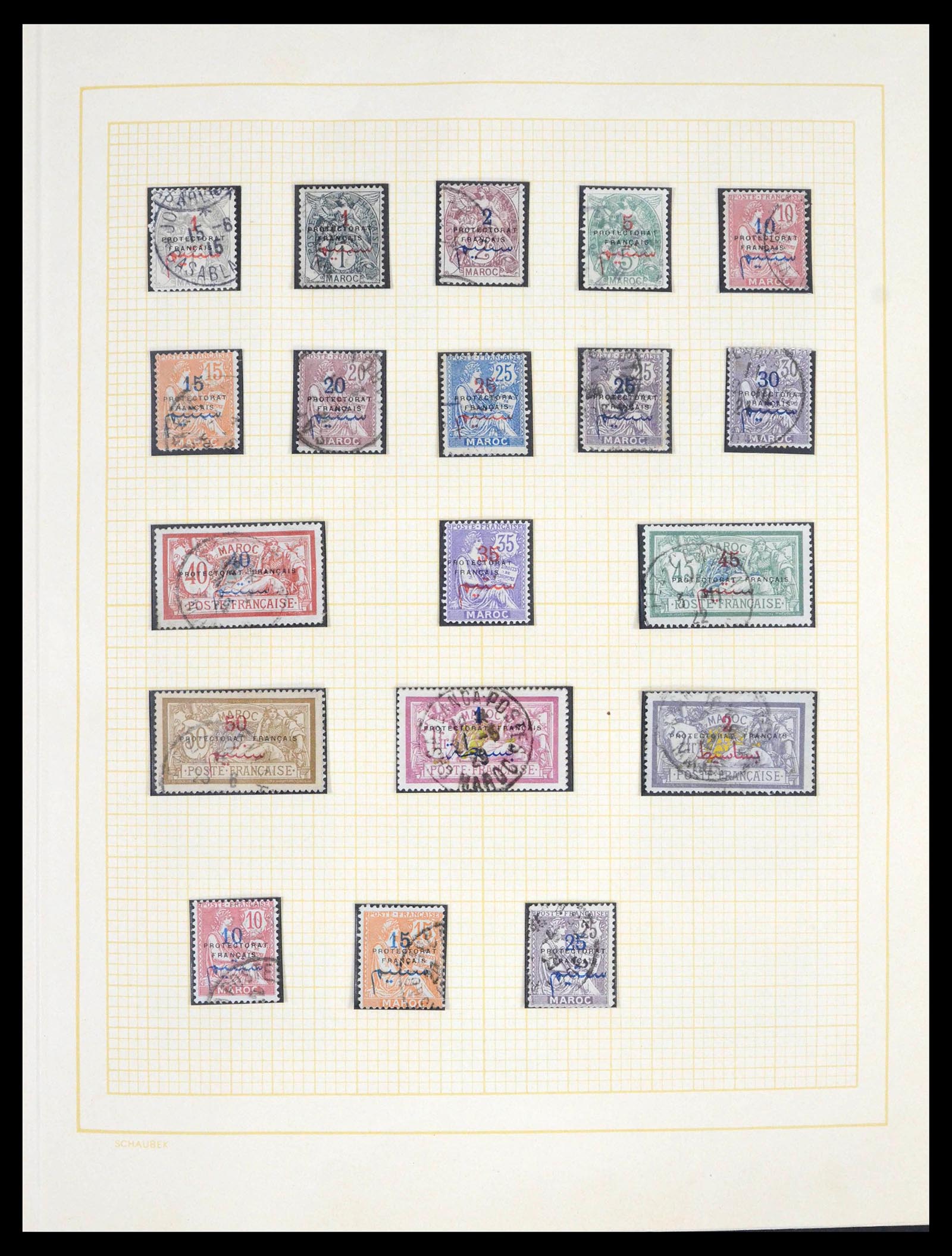 39537 0002 - Stamp collection 39537 French Morocco 1911-1976.