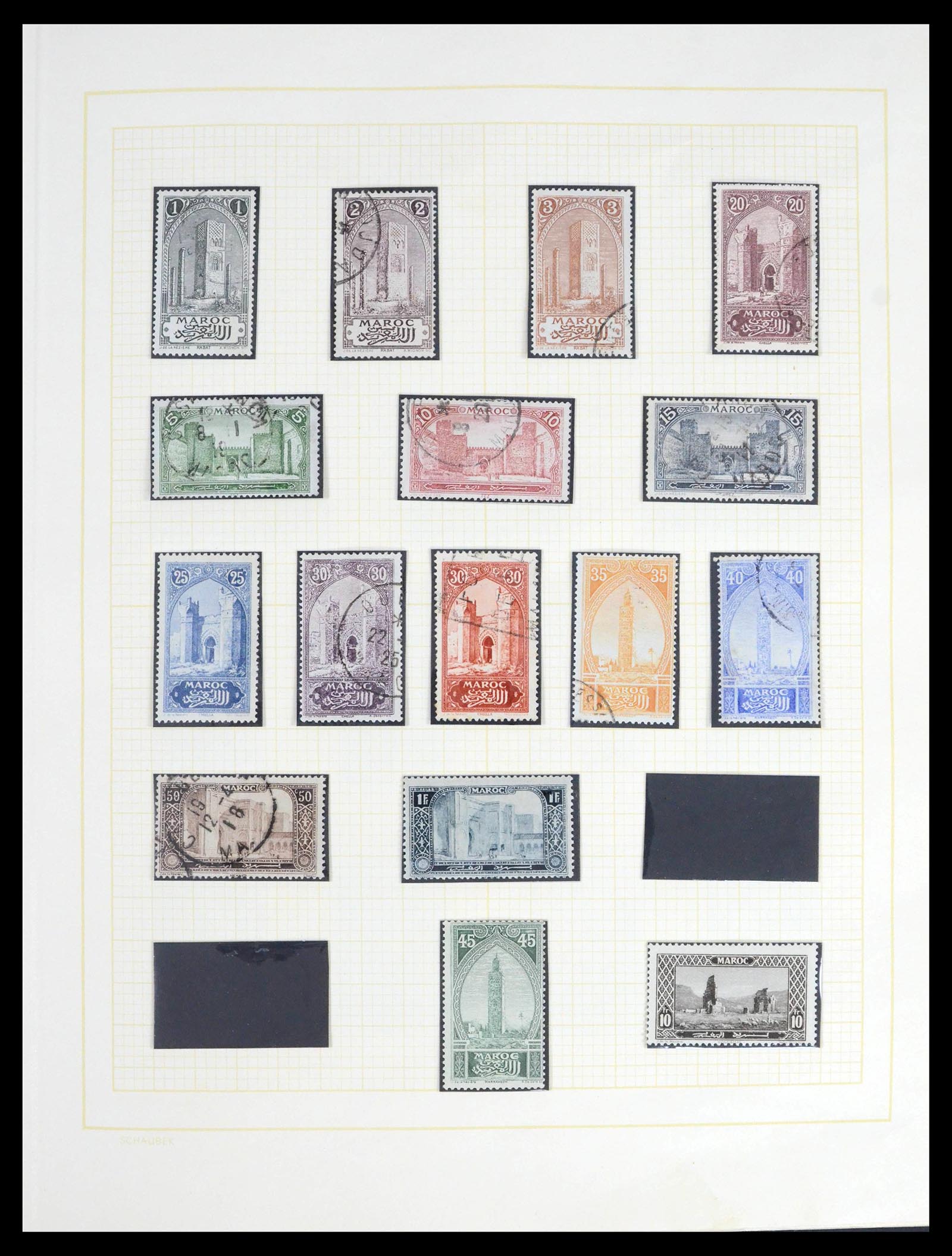 39537 0003 - Stamp collection 39537 French Morocco 1911-1976.
