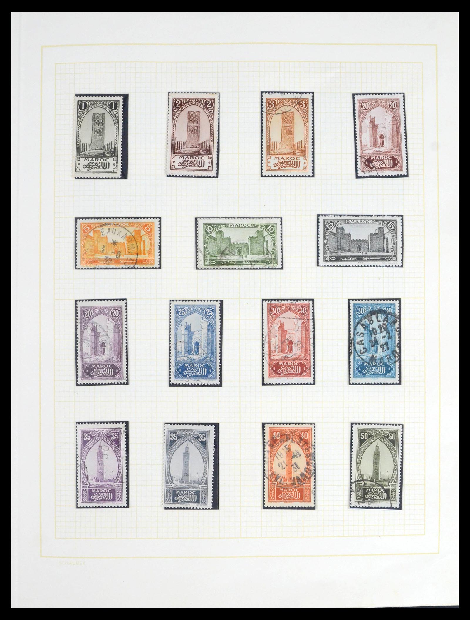 39537 0004 - Stamp collection 39537 French Morocco 1911-1976.