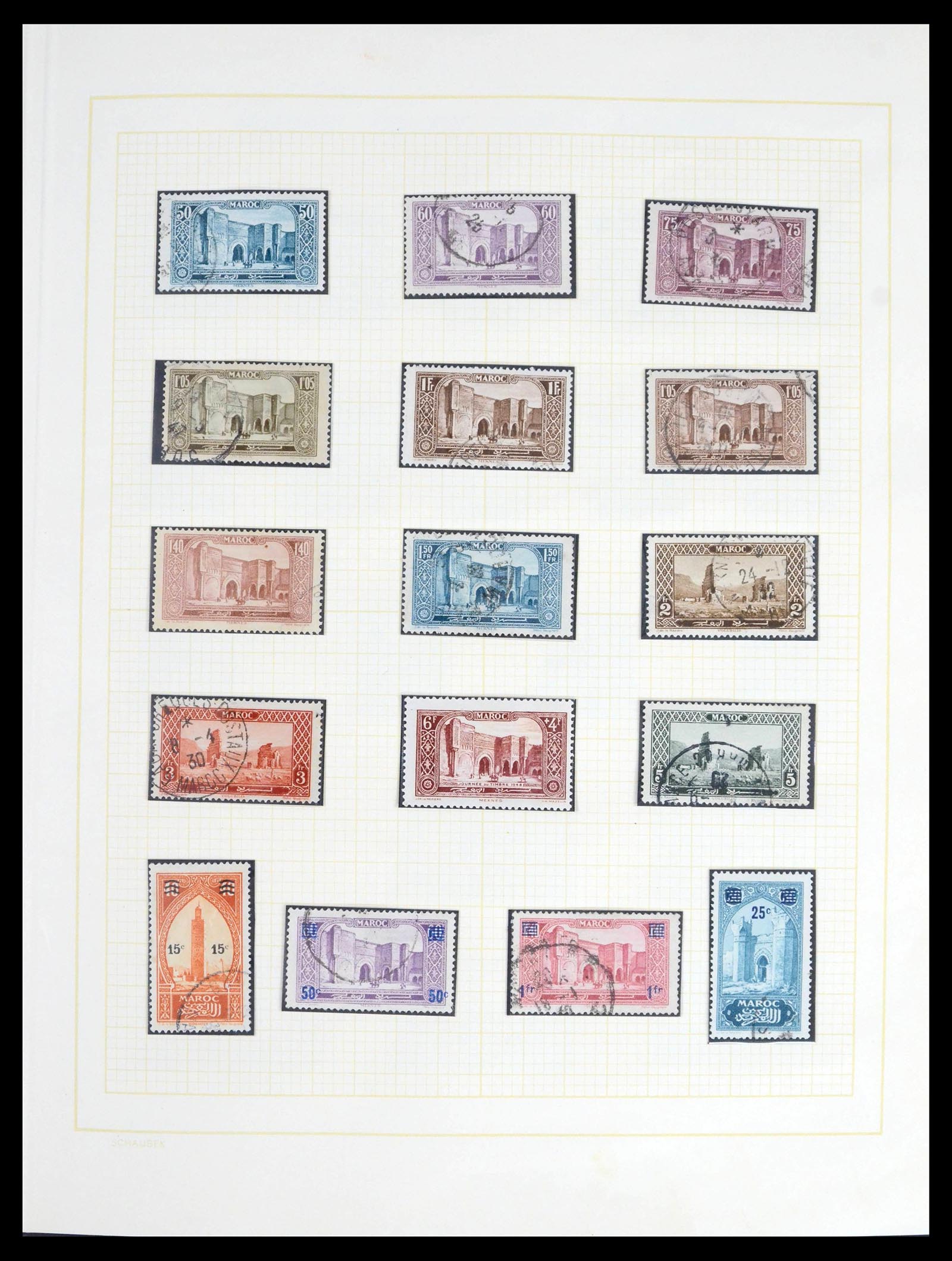 39537 0005 - Stamp collection 39537 French Morocco 1911-1976.