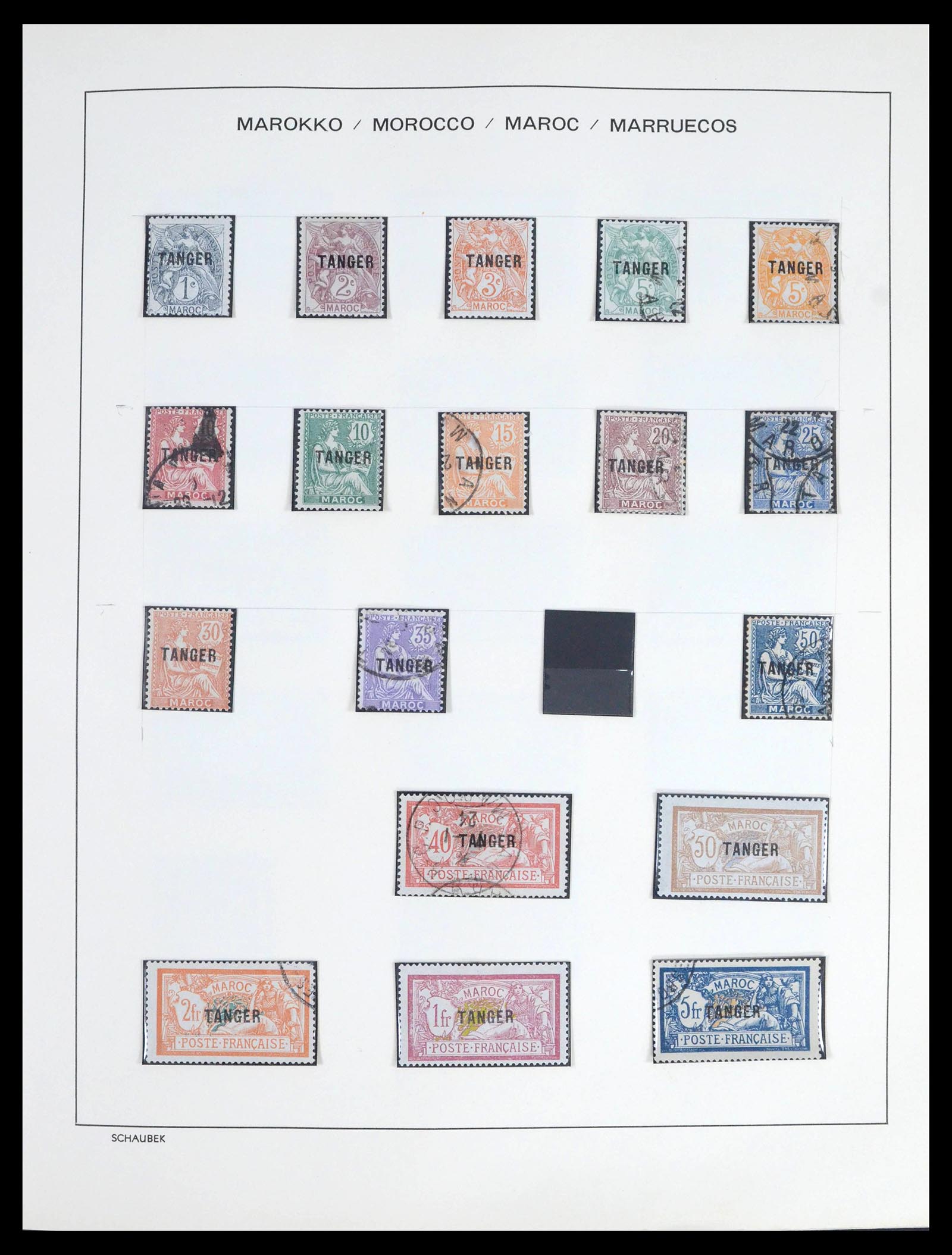 39537 0006 - Stamp collection 39537 French Morocco 1911-1976.