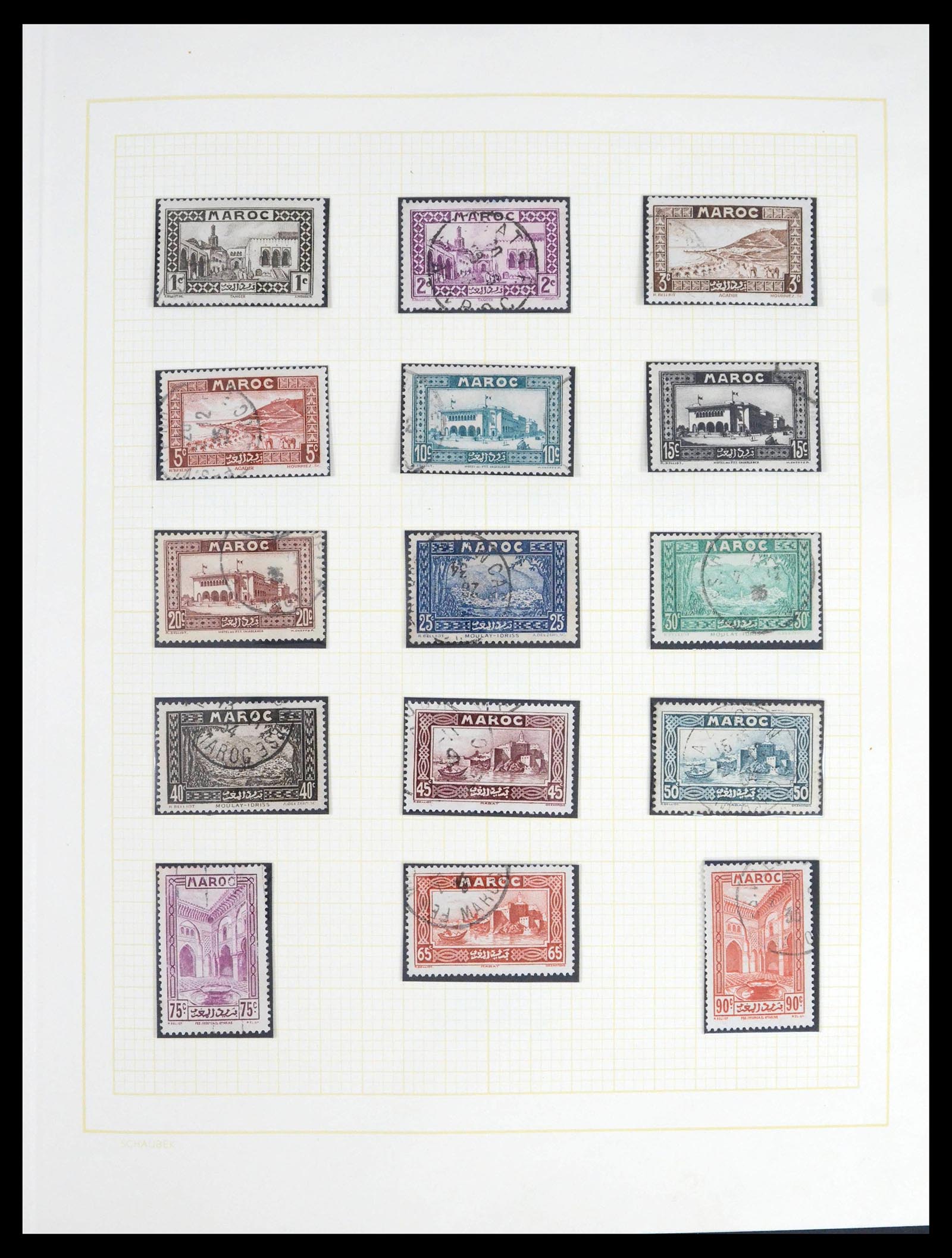 39537 0007 - Stamp collection 39537 French Morocco 1911-1976.
