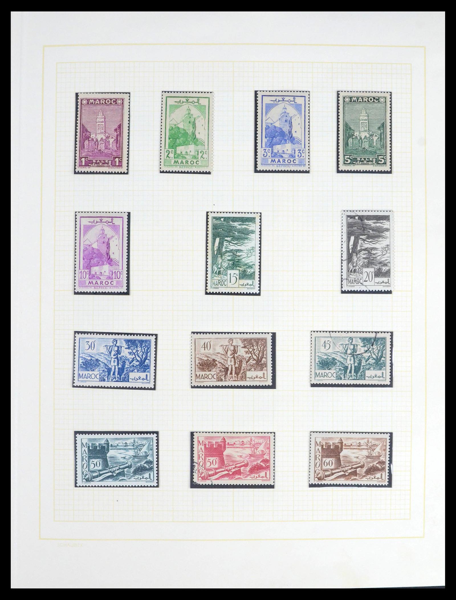 39537 0009 - Stamp collection 39537 French Morocco 1911-1976.