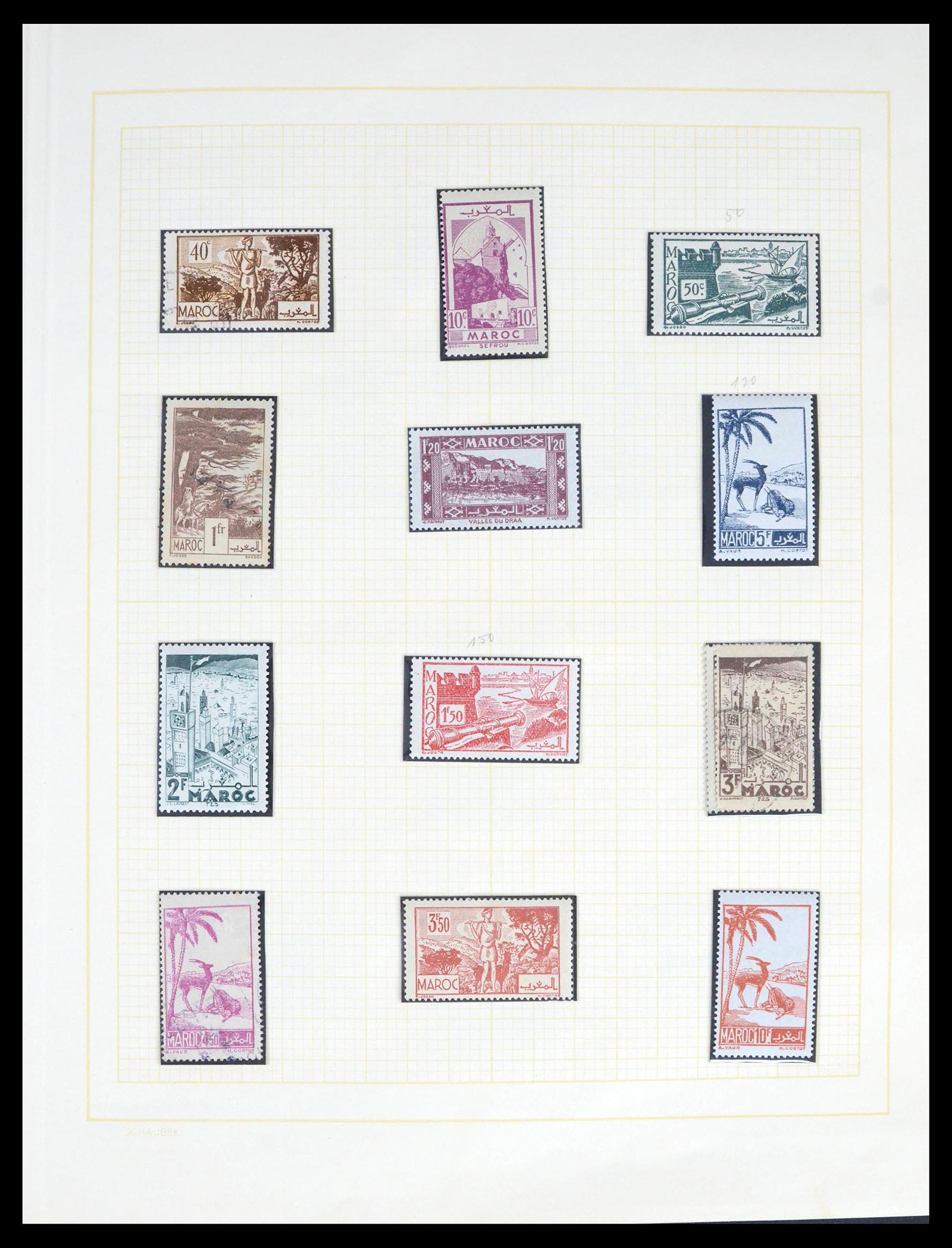 39537 0013 - Stamp collection 39537 French Morocco 1911-1976.