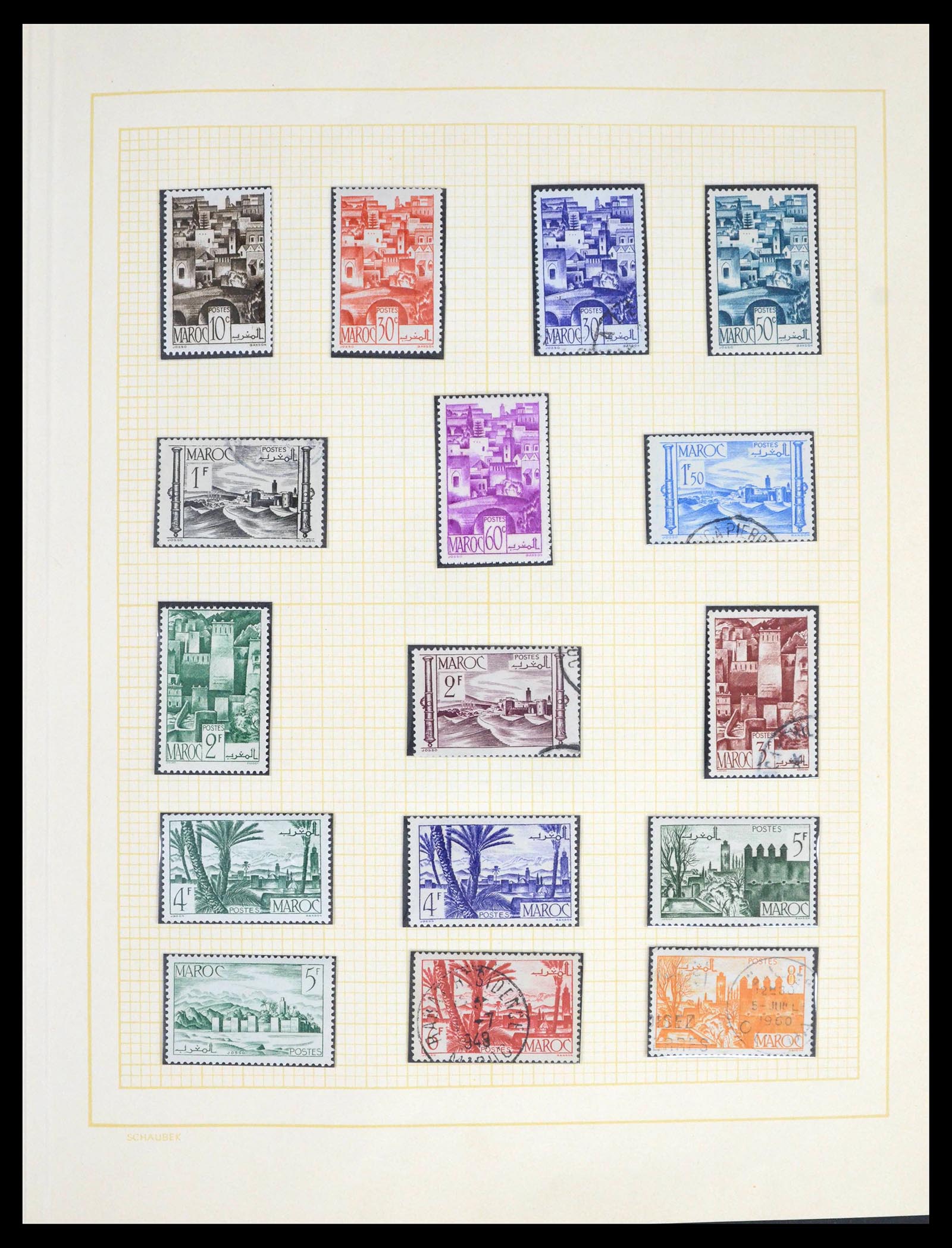 39537 0015 - Stamp collection 39537 French Morocco 1911-1976.