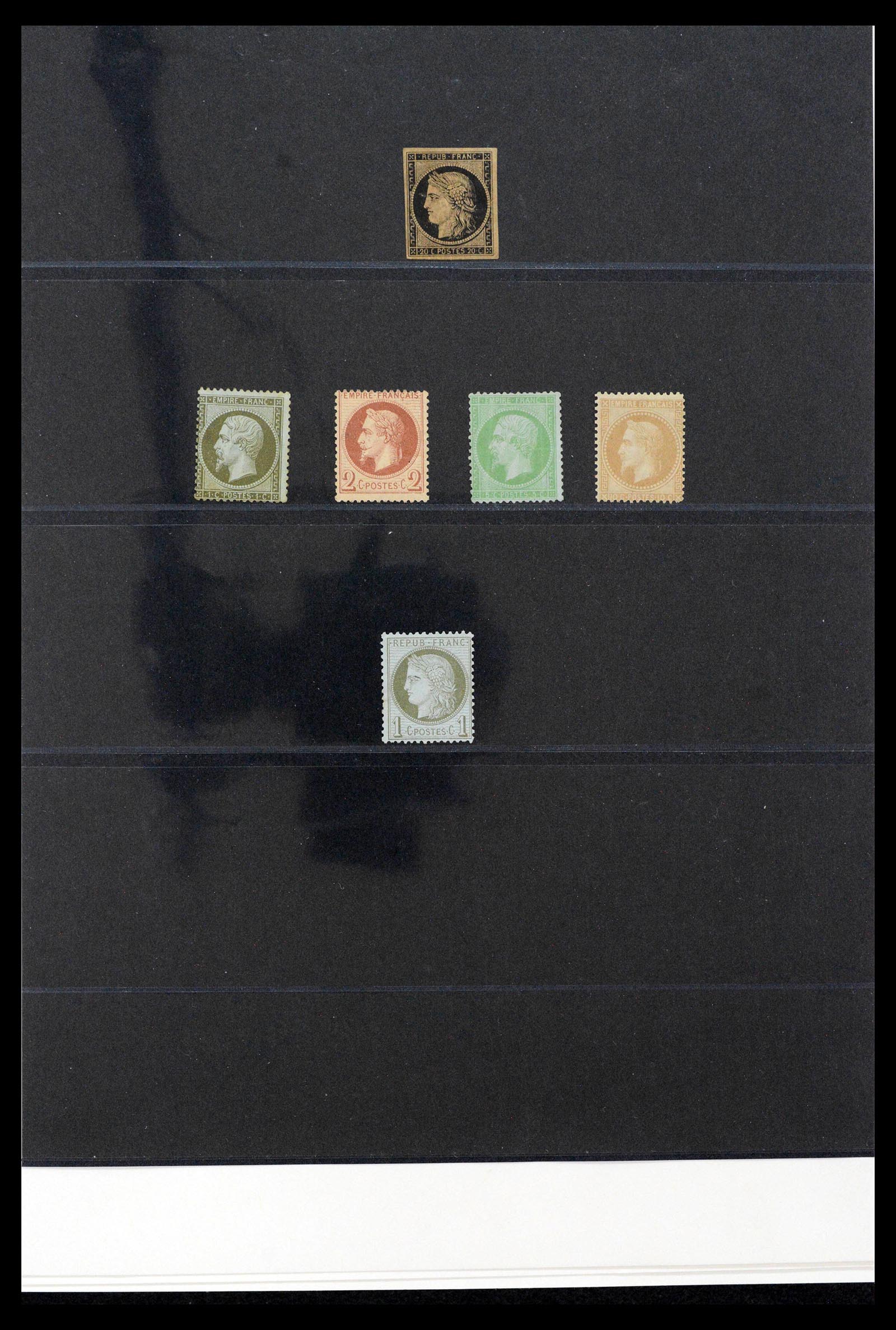 39538 0001 - Postzegelverzameling 39538 Frankrijk 1849-1964.