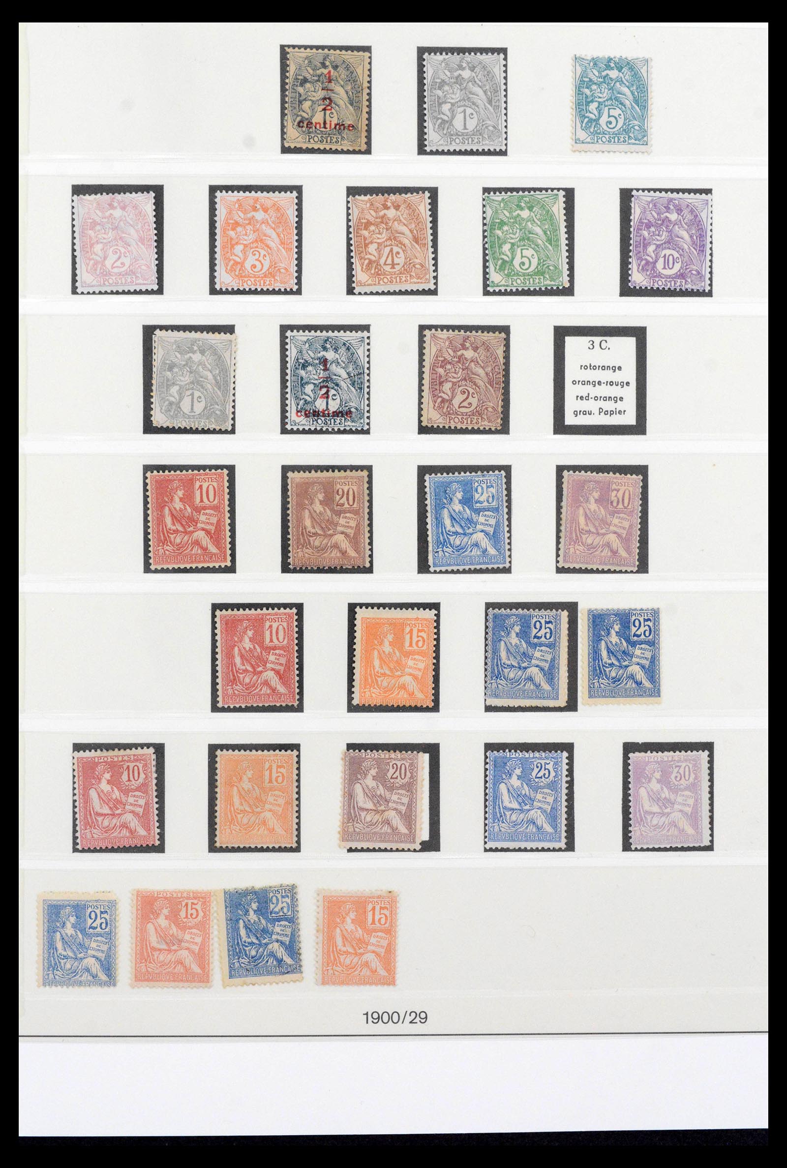 39538 0003 - Postzegelverzameling 39538 Frankrijk 1849-1964.