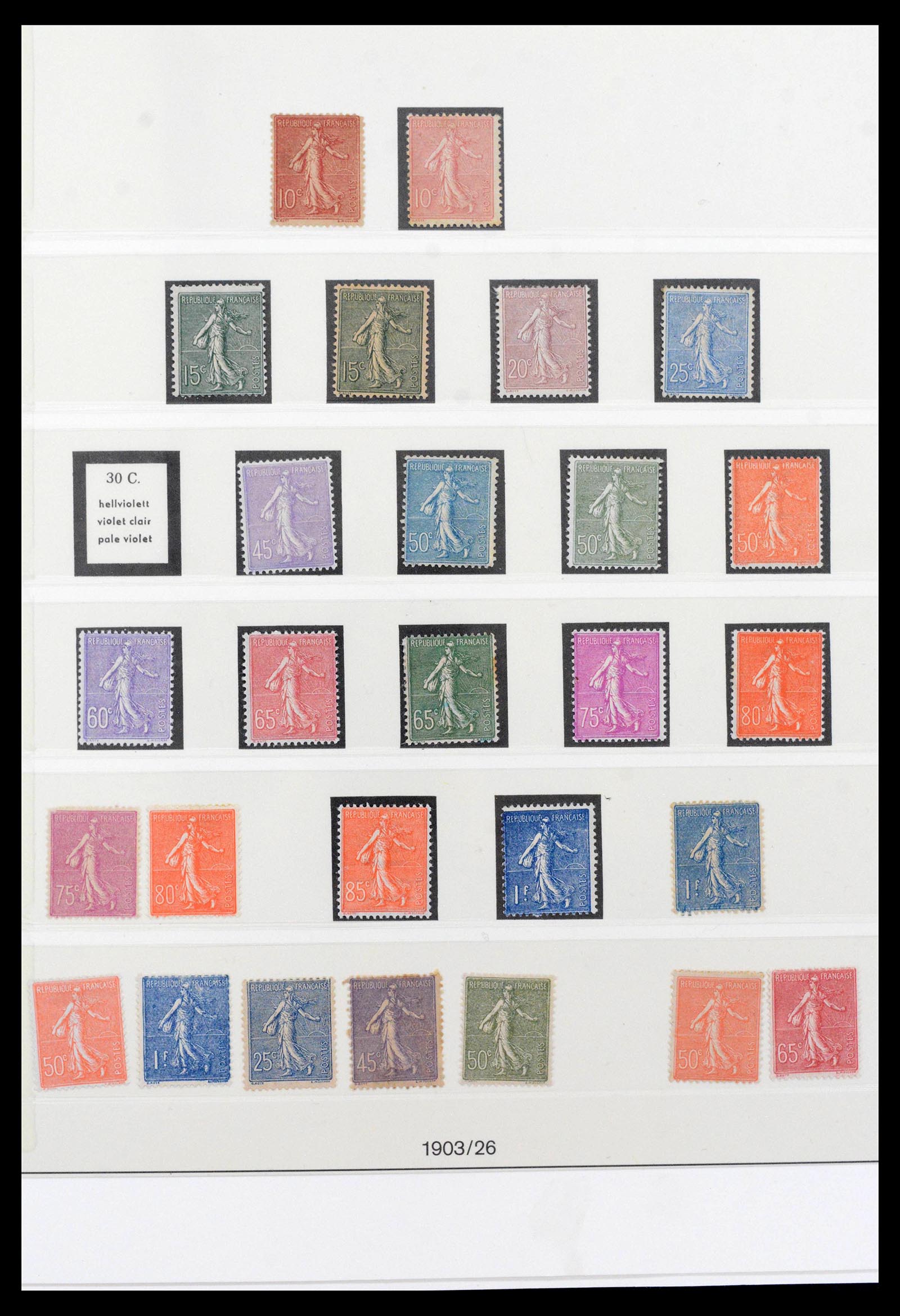 39538 0005 - Postzegelverzameling 39538 Frankrijk 1849-1964.