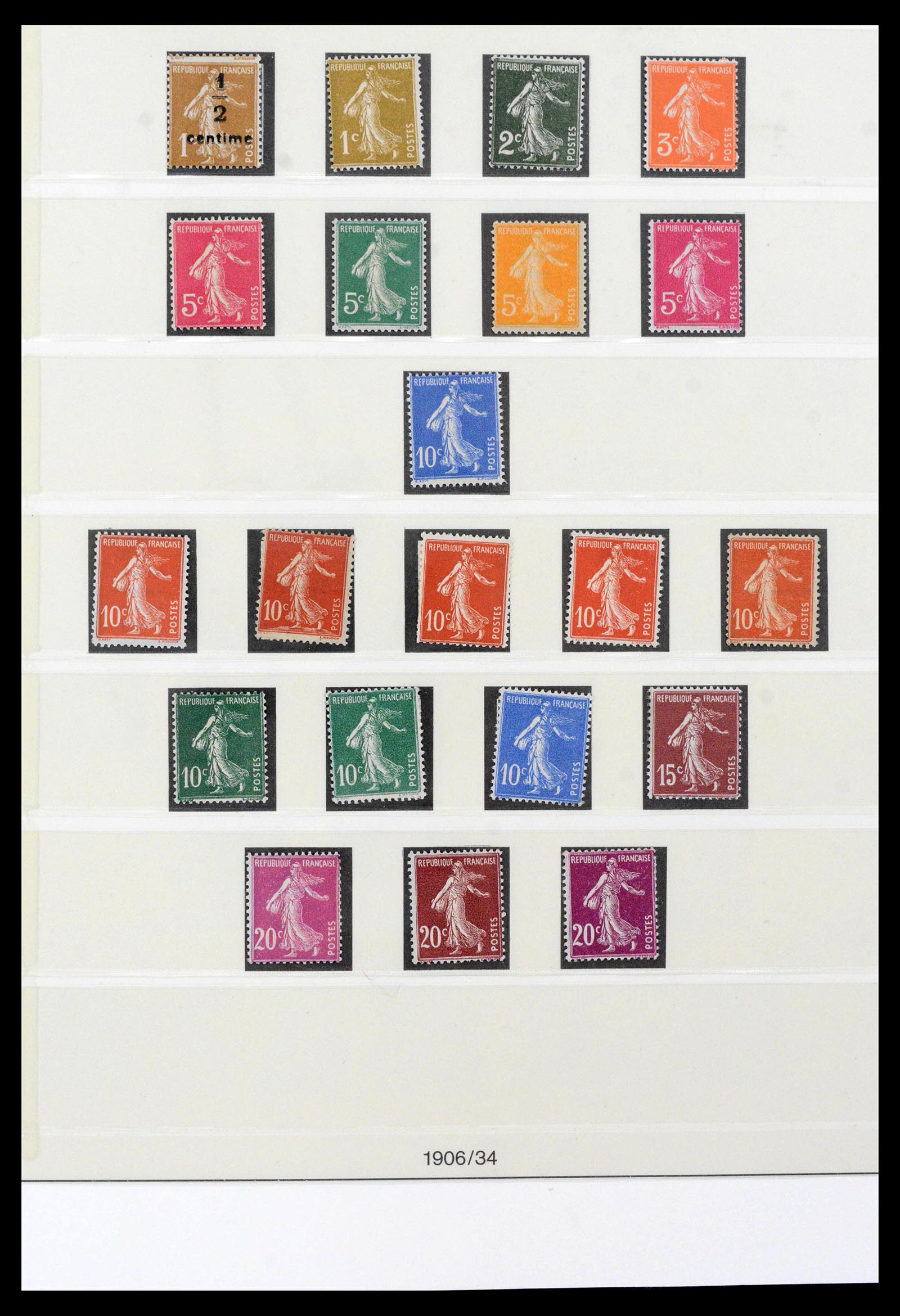 39538 0006 - Postzegelverzameling 39538 Frankrijk 1849-1964.