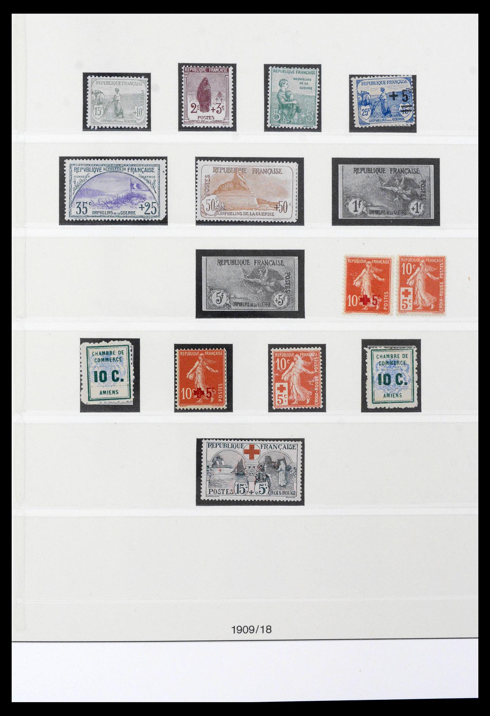 39538 0008 - Postzegelverzameling 39538 Frankrijk 1849-1964.
