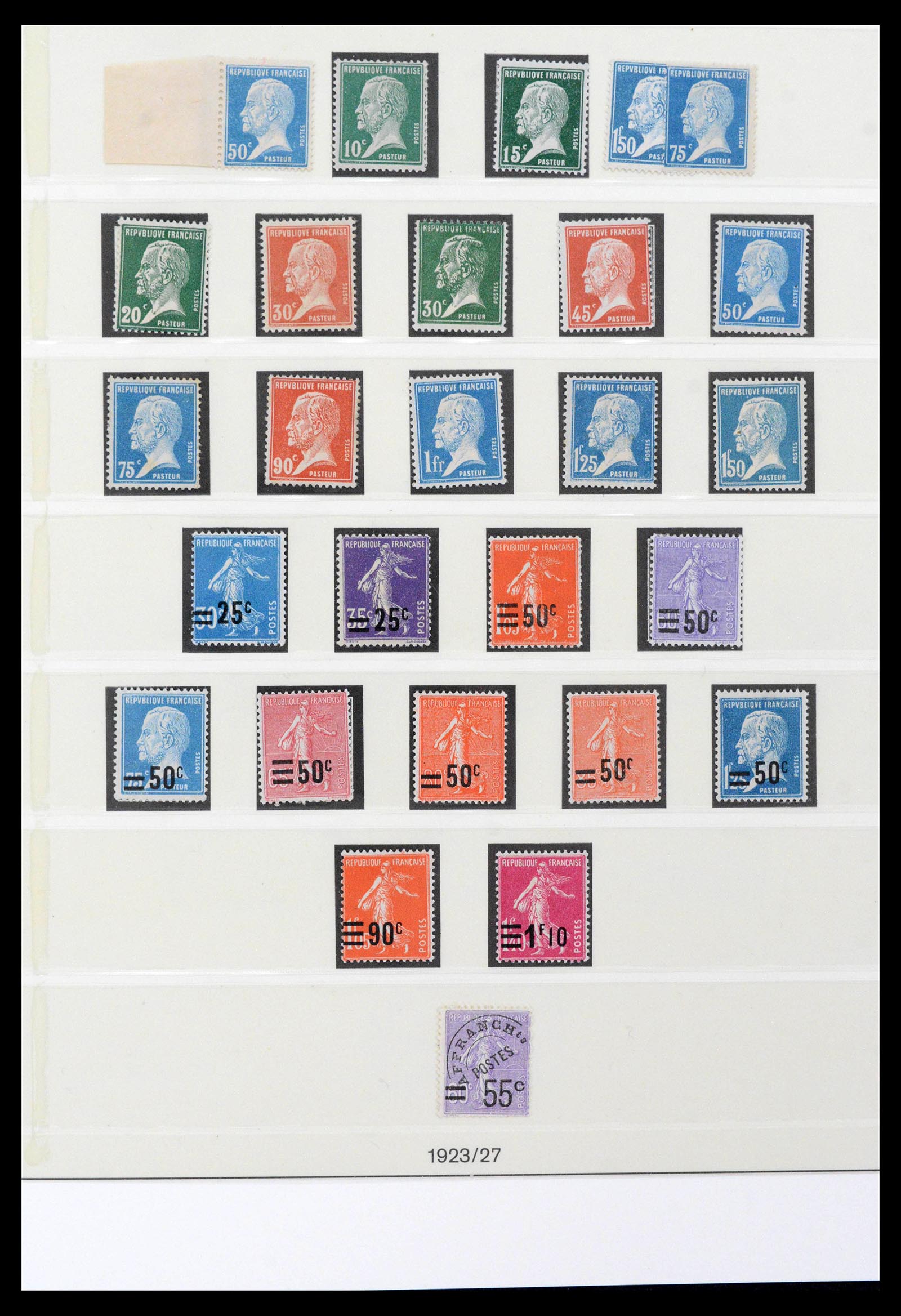 39538 0010 - Postzegelverzameling 39538 Frankrijk 1849-1964.