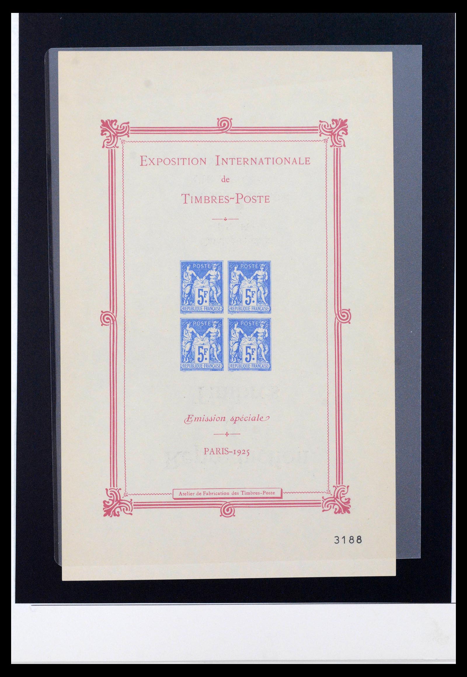 39538 0014 - Postzegelverzameling 39538 Frankrijk 1849-1964.