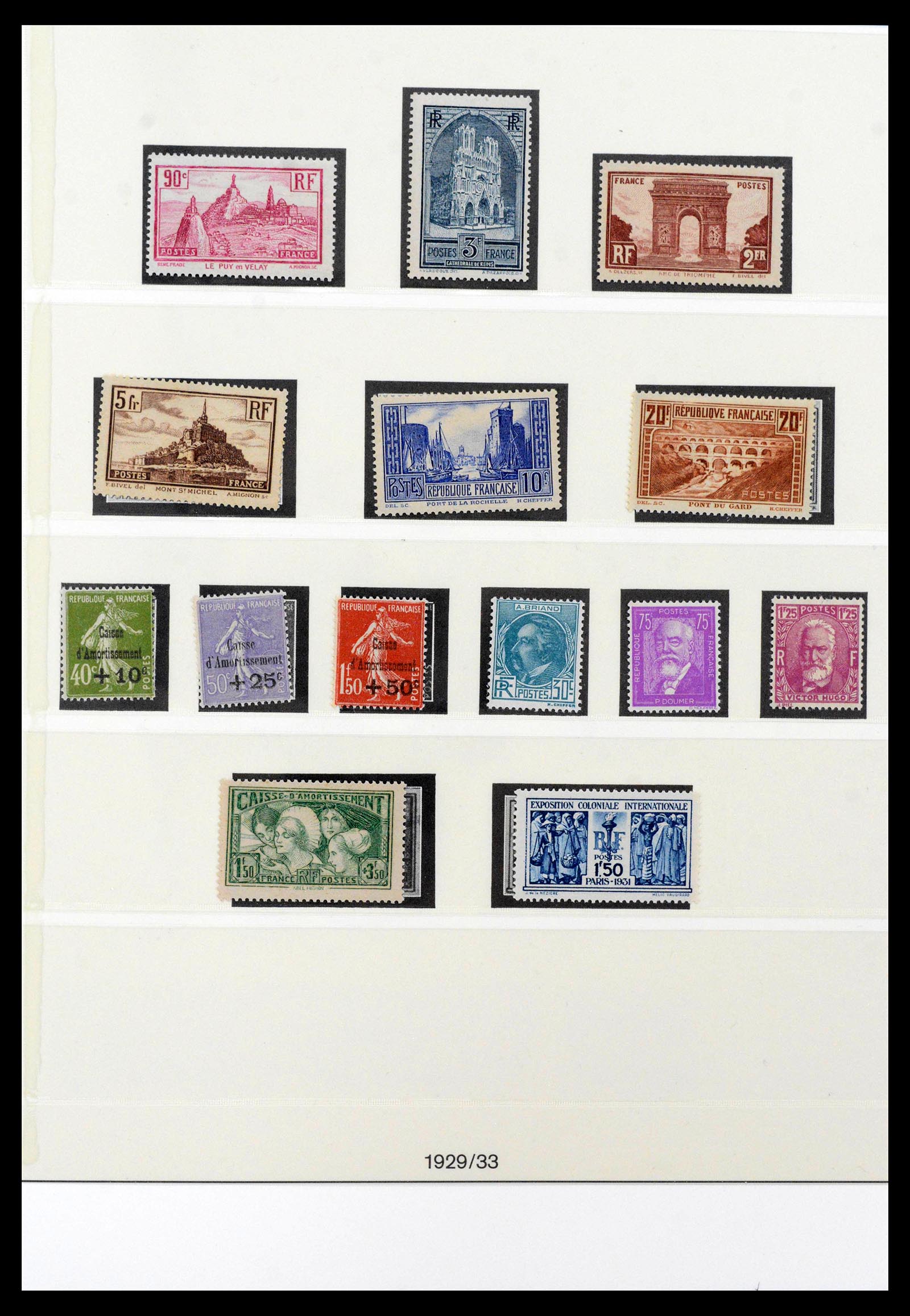 39538 0017 - Postzegelverzameling 39538 Frankrijk 1849-1964.