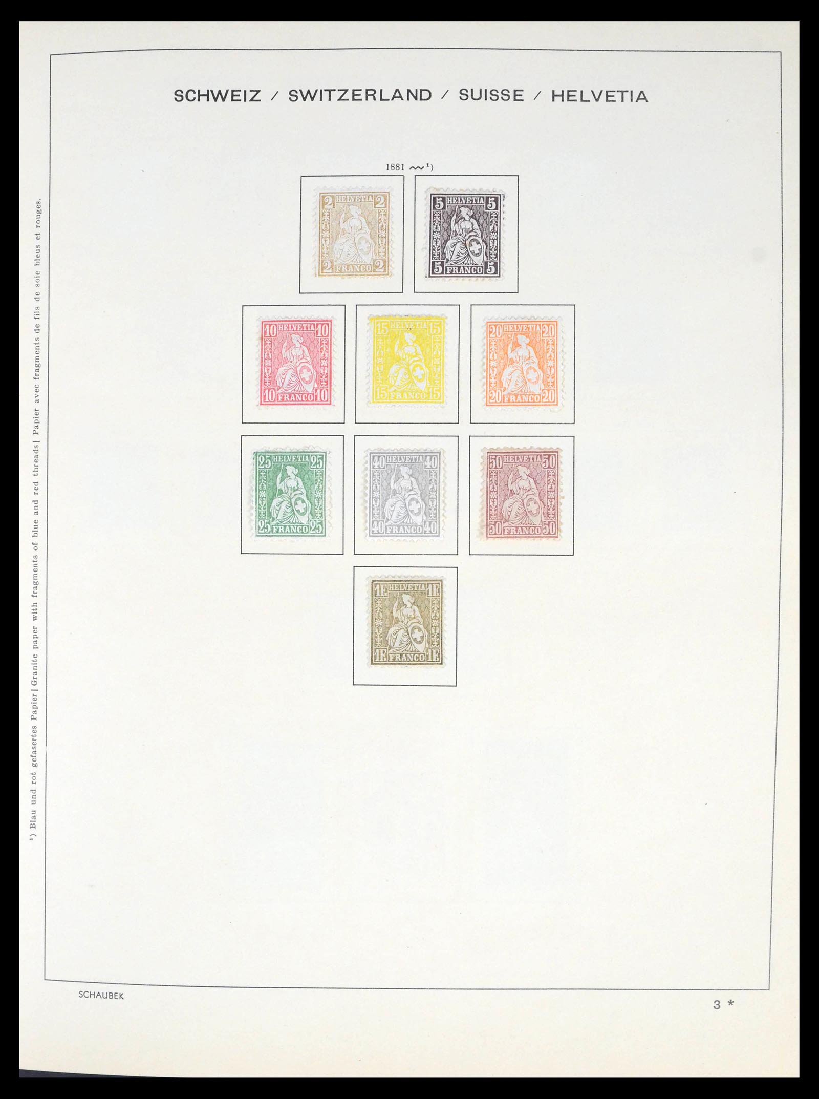 39540 0003 - Postzegelverzameling 39540 Zwitserland 1850-1982.