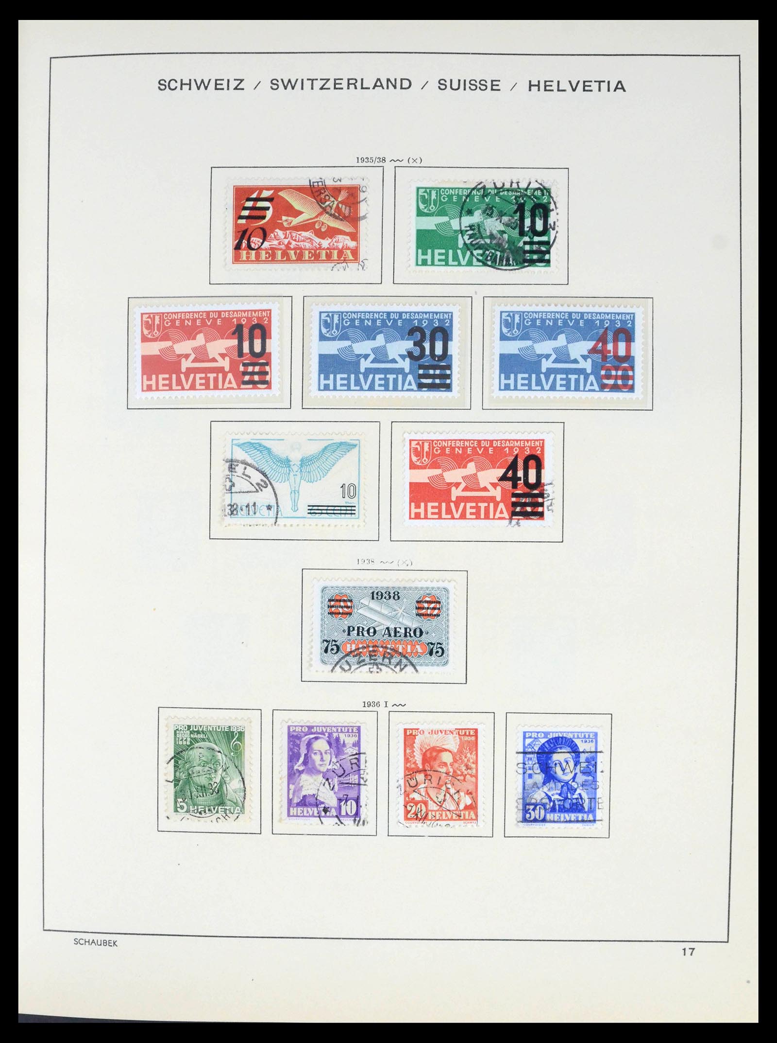 39540 0019 - Postzegelverzameling 39540 Zwitserland 1850-1982.