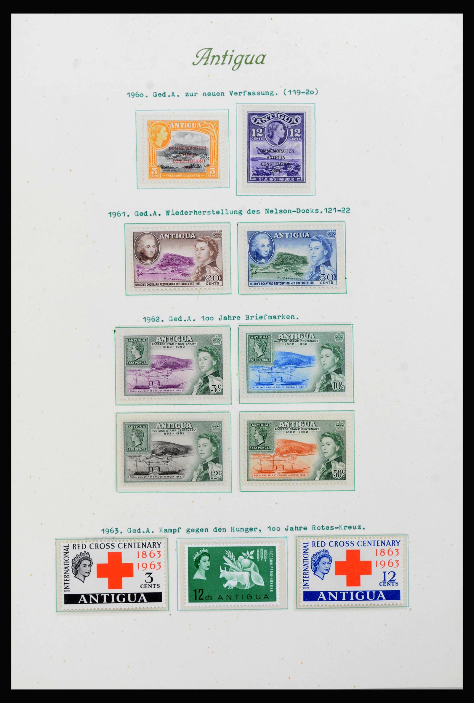 39546 0003 - Postzegelverzameling 39546 Engelse koloniën in Caribisch gebied 1937-
