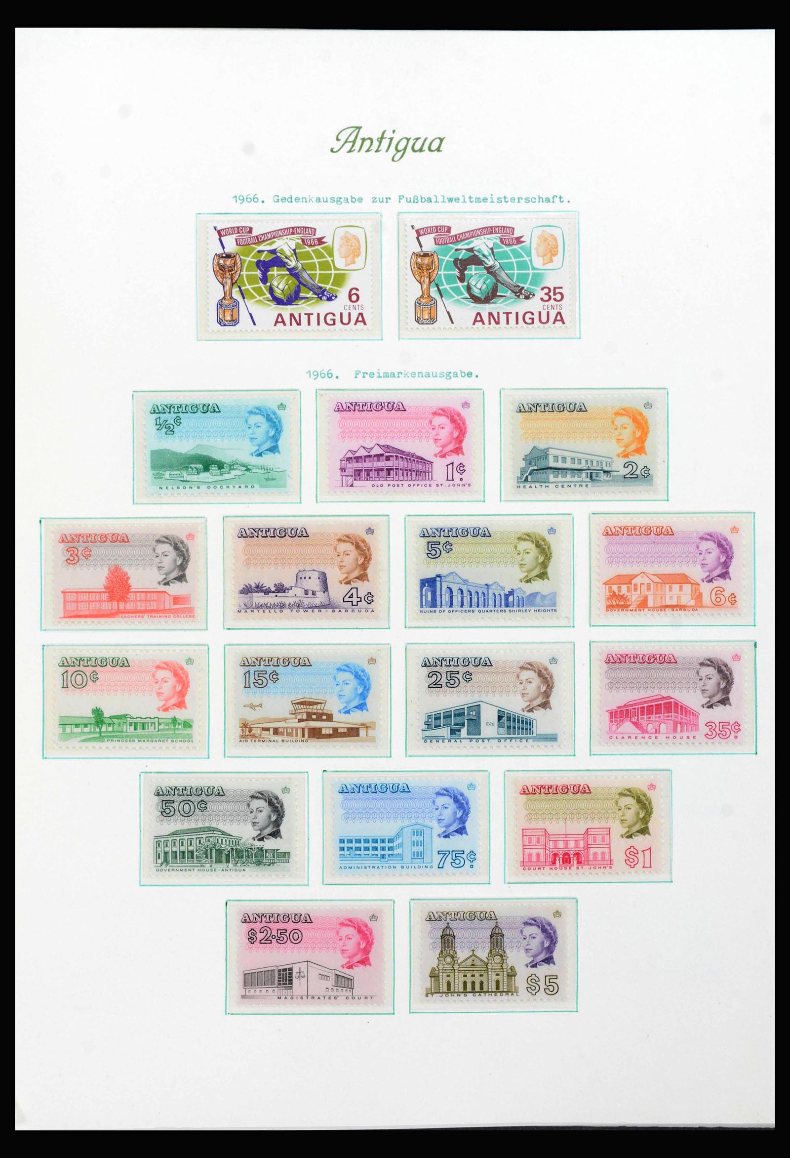 39546 0006 - Postzegelverzameling 39546 Engelse koloniën in Caribisch gebied 1937-