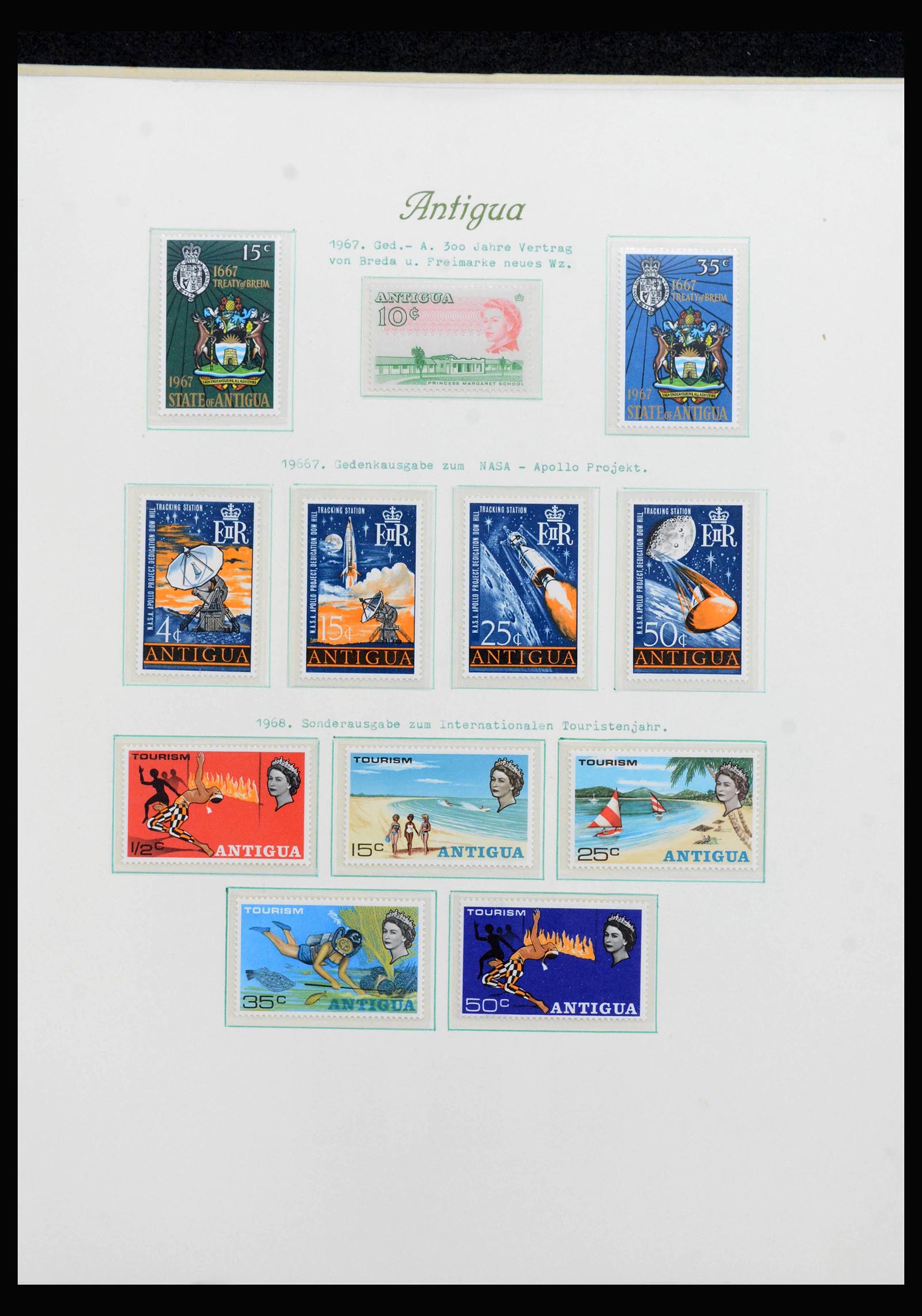 39546 0010 - Postzegelverzameling 39546 Engelse koloniën in Caribisch gebied 1937-