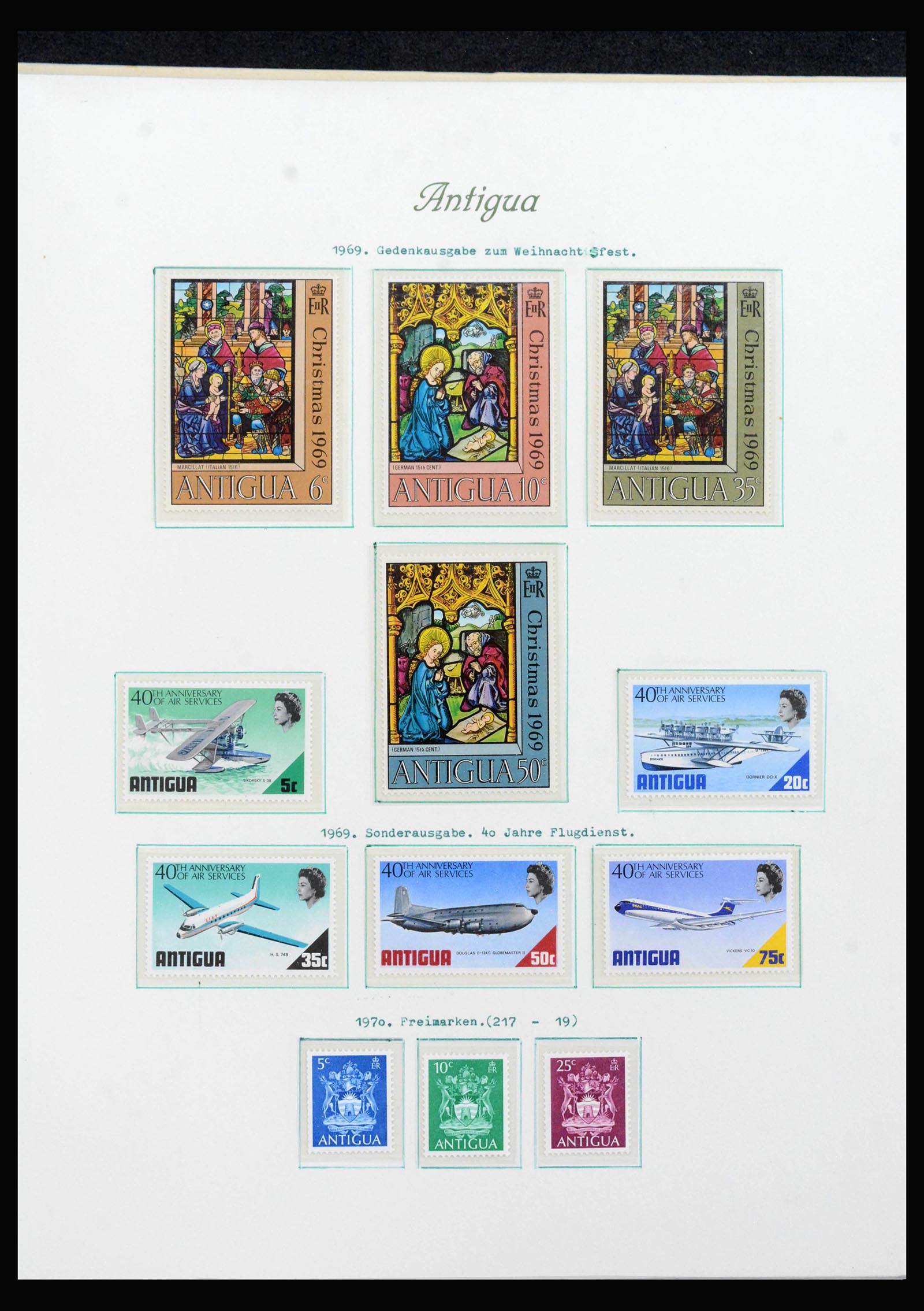 39546 0011 - Postzegelverzameling 39546 Engelse koloniën in Caribisch gebied 1937-