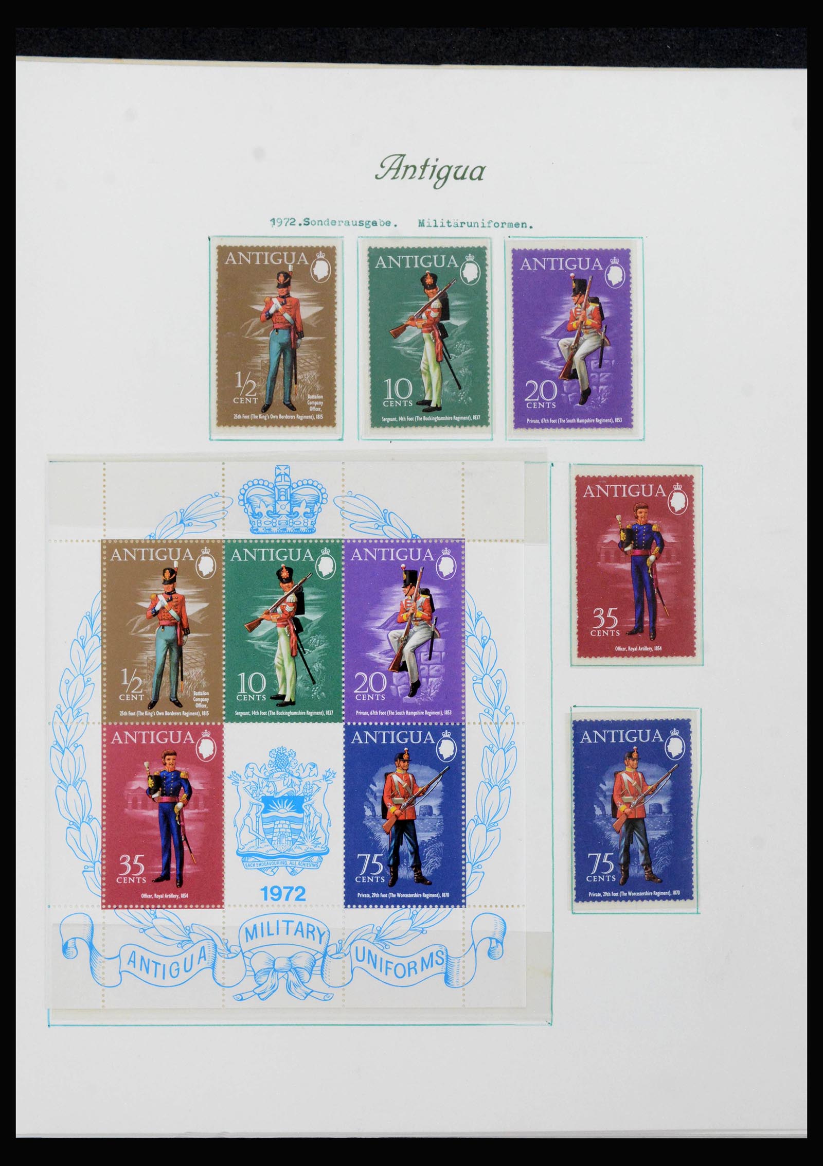 39546 0016 - Postzegelverzameling 39546 Engelse koloniën in Caribisch gebied 1937-