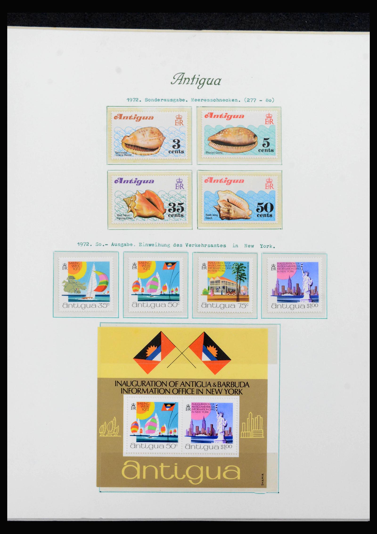 39546 0019 - Postzegelverzameling 39546 Engelse koloniën in Caribisch gebied 1937-