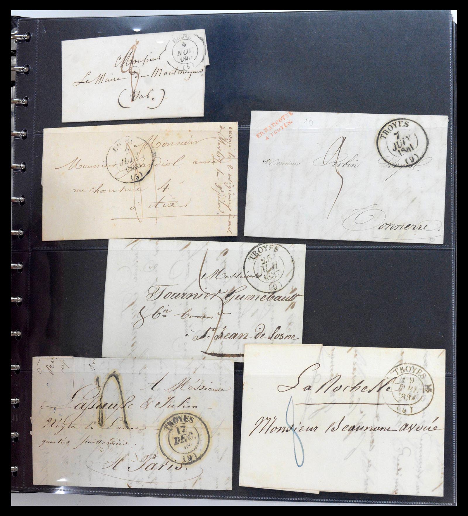 39547 0001 - Postzegelverzameling 39547 Wereld brieven 1789-1960