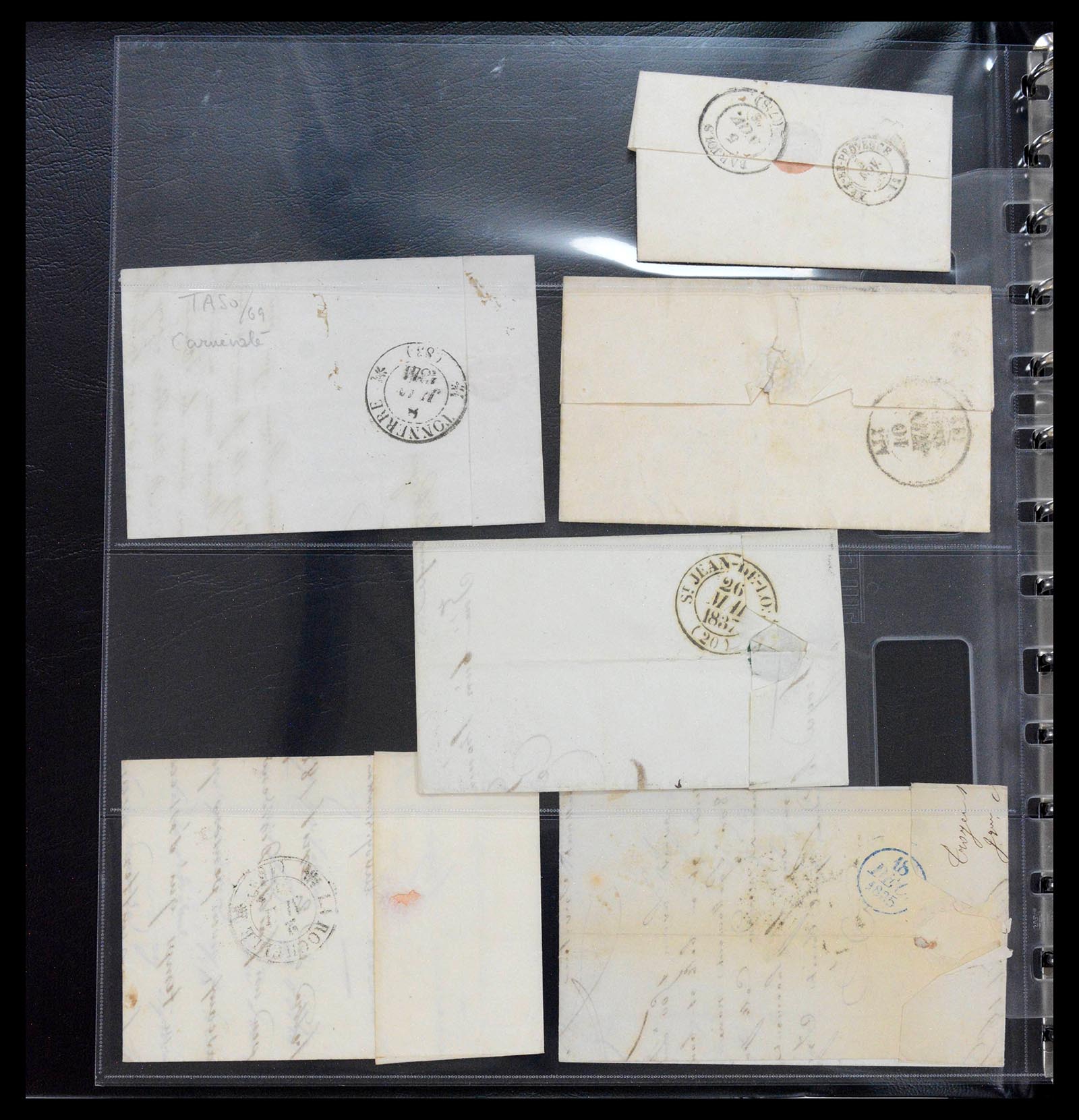 39547 0002 - Postzegelverzameling 39547 Wereld brieven 1789-1960