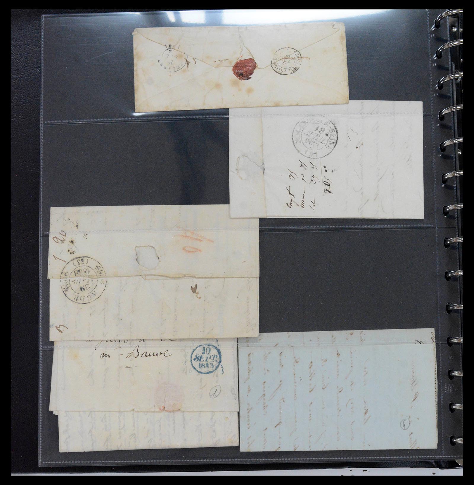 39547 0006 - Postzegelverzameling 39547 Wereld brieven 1789-1960