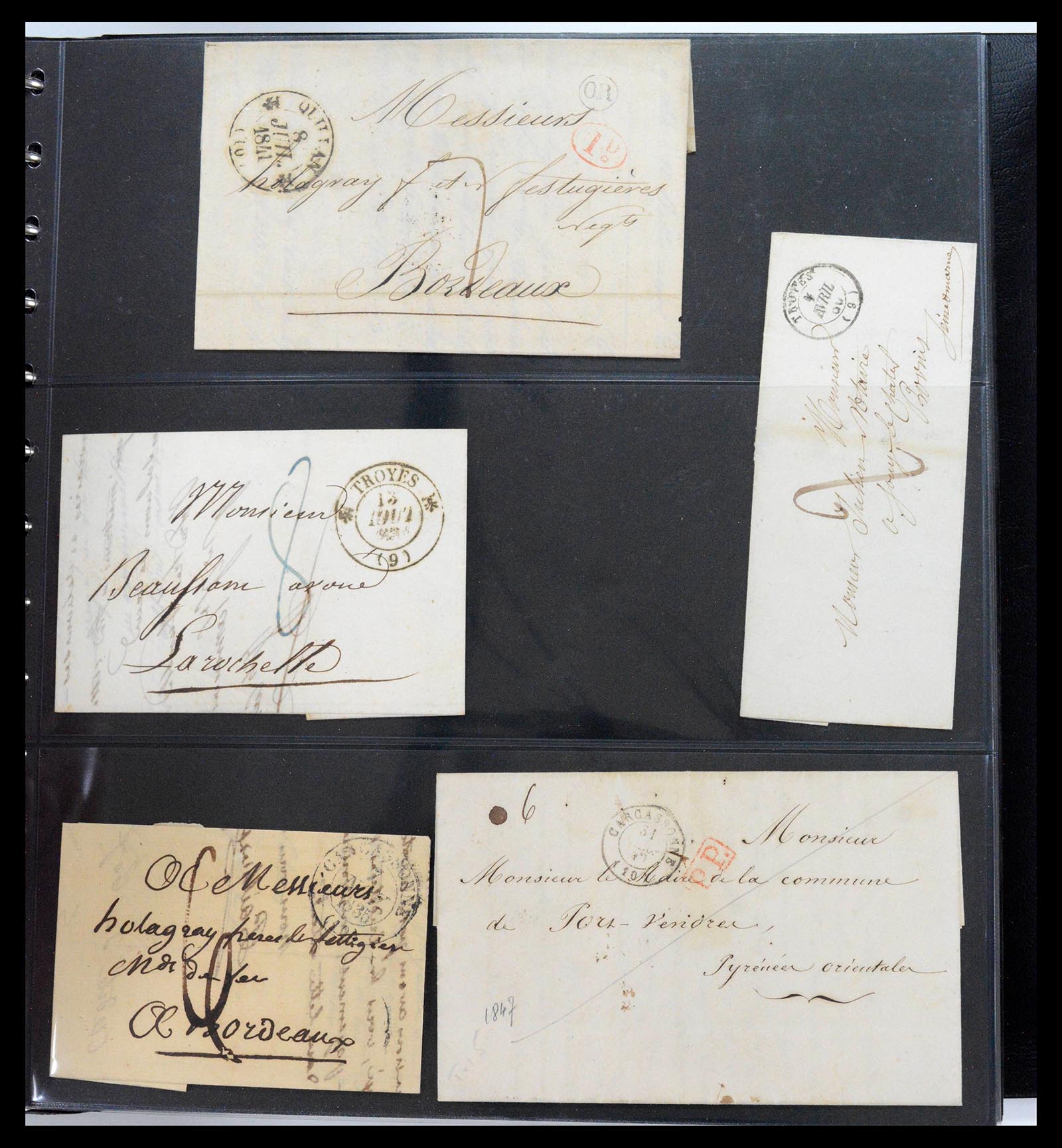 39547 0011 - Postzegelverzameling 39547 Wereld brieven 1789-1960