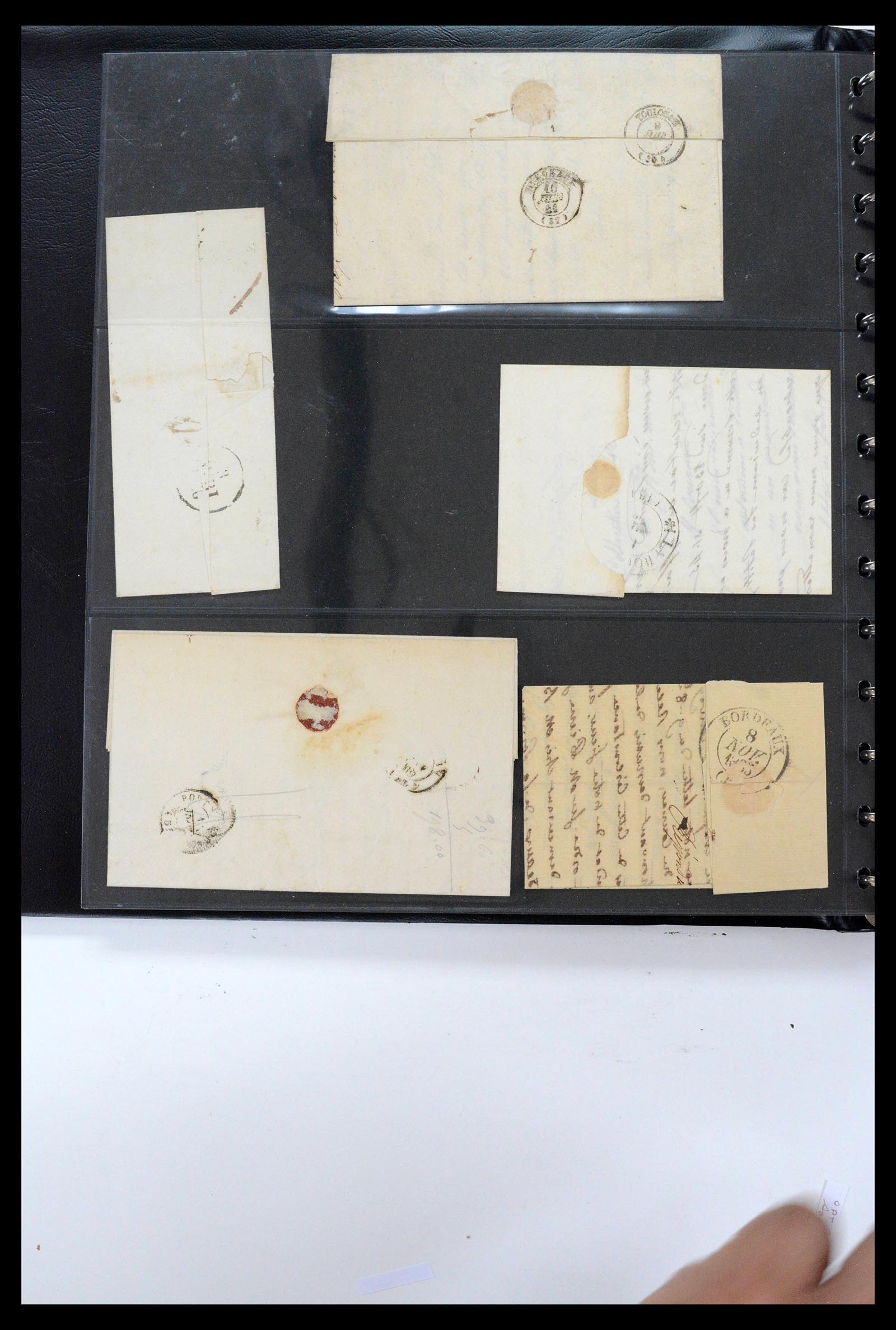 39547 0012 - Postzegelverzameling 39547 Wereld brieven 1789-1960
