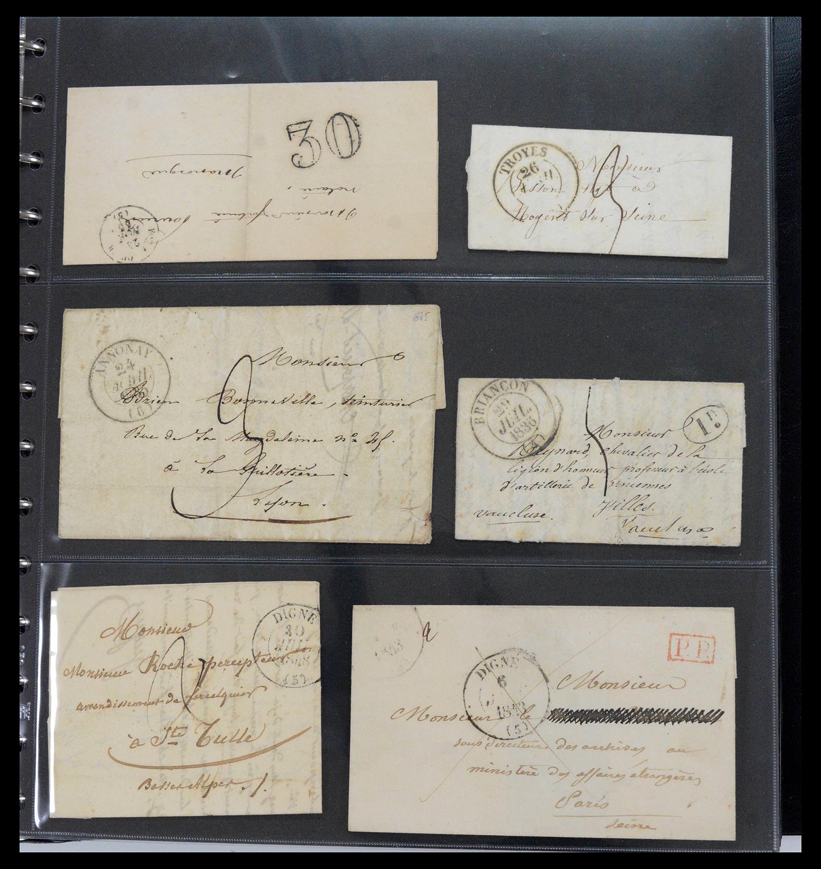 39547 0013 - Postzegelverzameling 39547 Wereld brieven 1789-1960